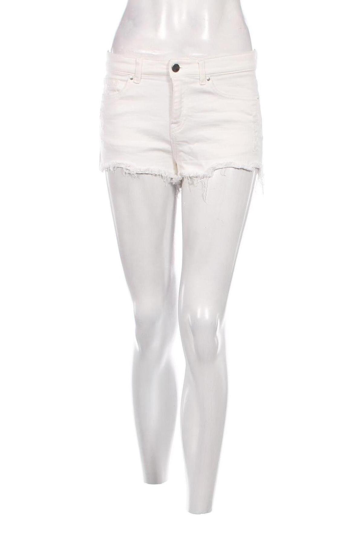 Γυναικείο κοντό παντελόνι H&M, Μέγεθος S, Χρώμα Λευκό, Τιμή 5,87 €