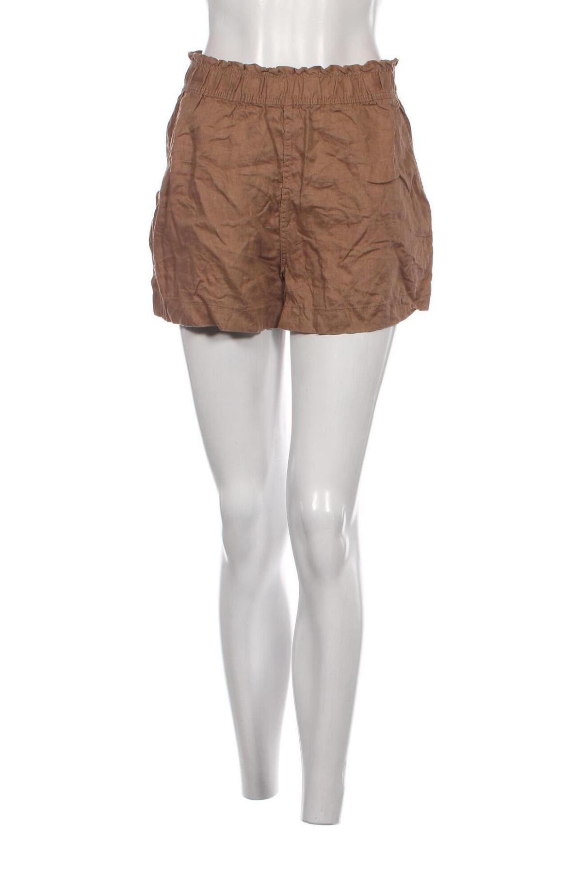 Дамски къс панталон H&M, Размер S, Цвят Кафяв, Цена 7,60 лв.