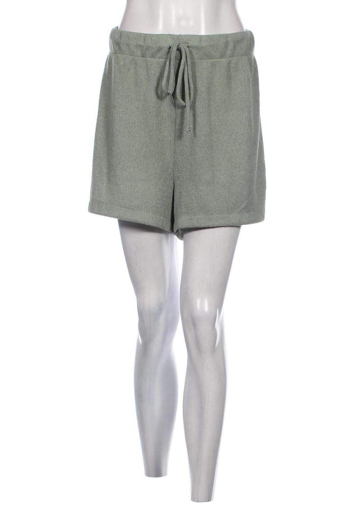 Γυναικείο κοντό παντελόνι H&M, Μέγεθος L, Χρώμα Πράσινο, Τιμή 11,75 €