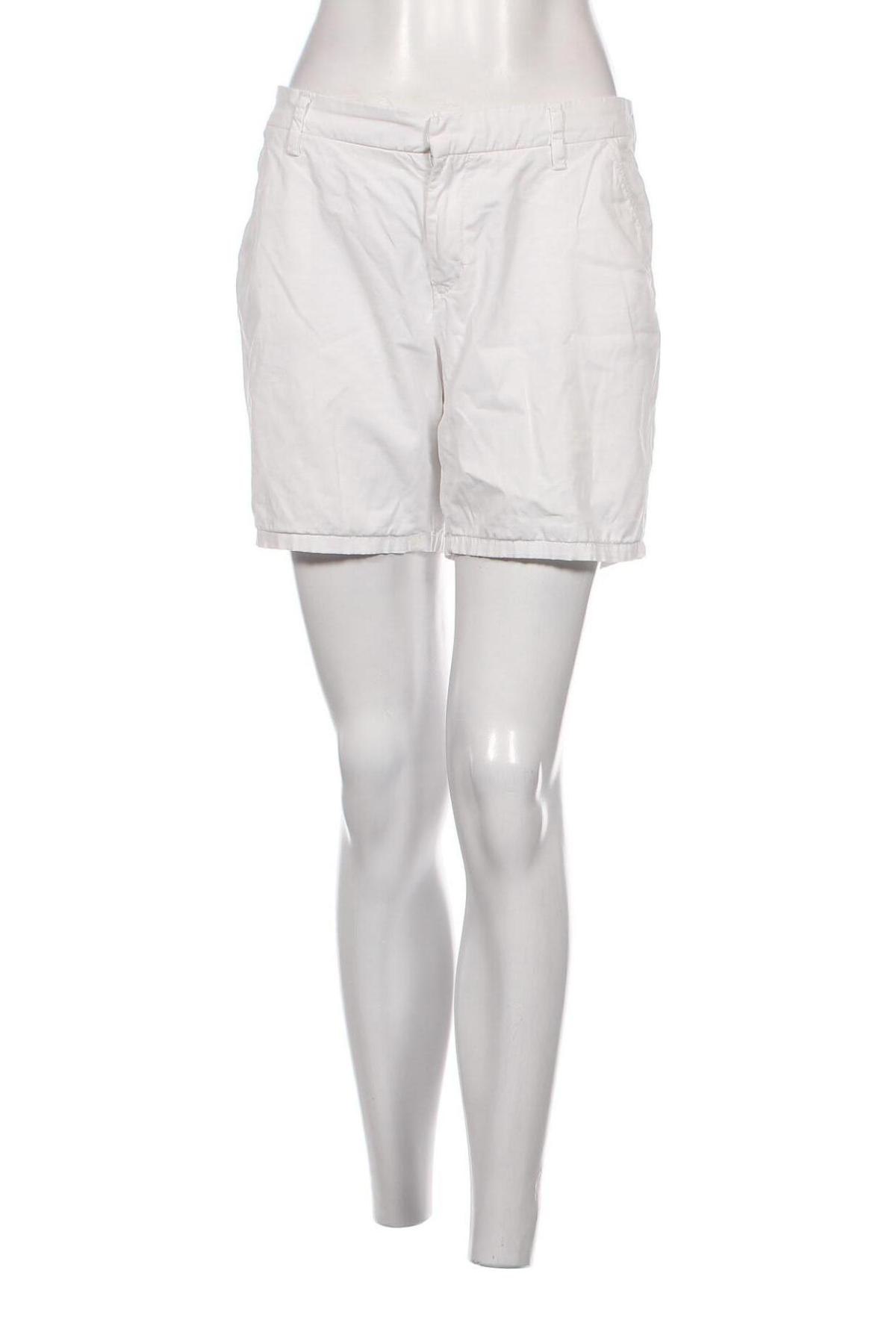 Дамски къс панталон H&M L.O.G.G., Размер L, Цвят Бял, Цена 11,29 лв.
