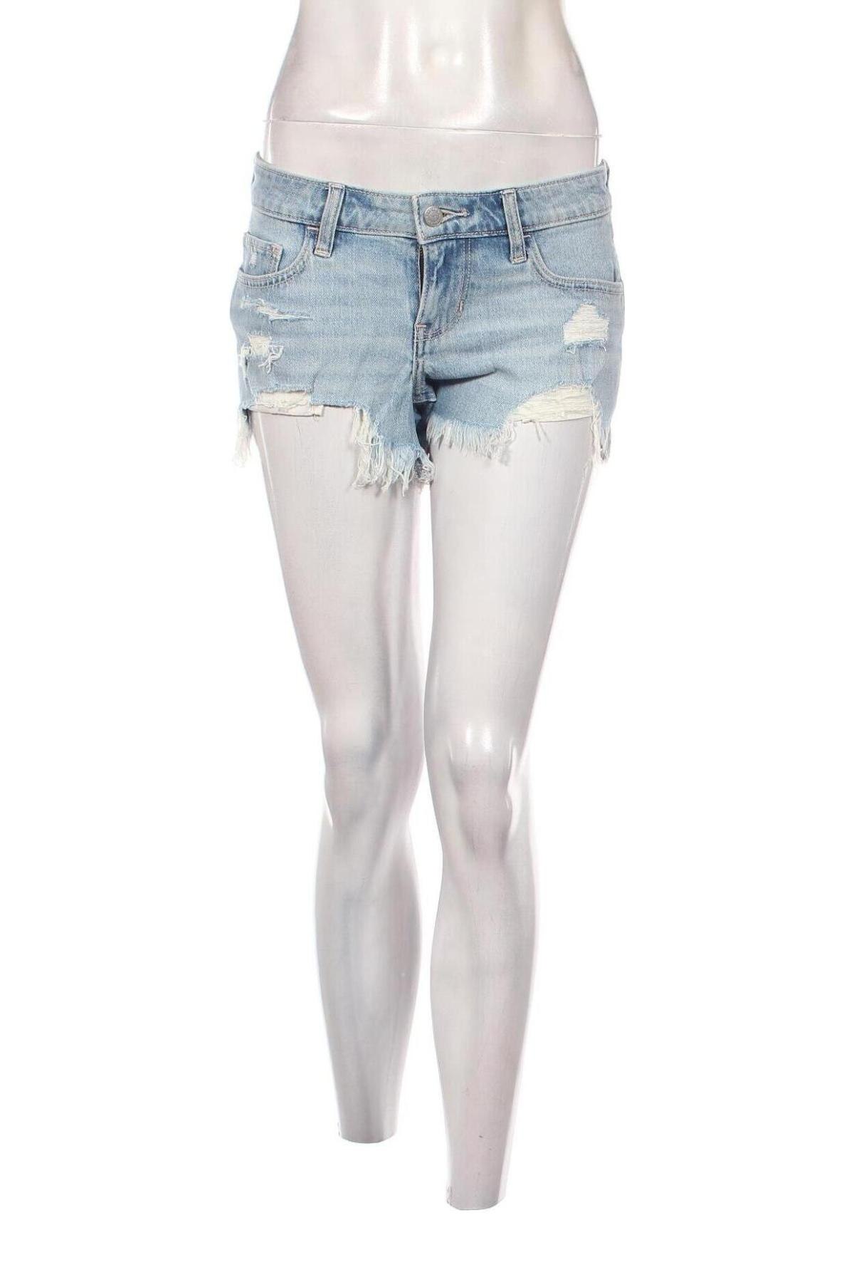 Γυναικείο κοντό παντελόνι Hollister, Μέγεθος S, Χρώμα Μπλέ, Τιμή 17,86 €