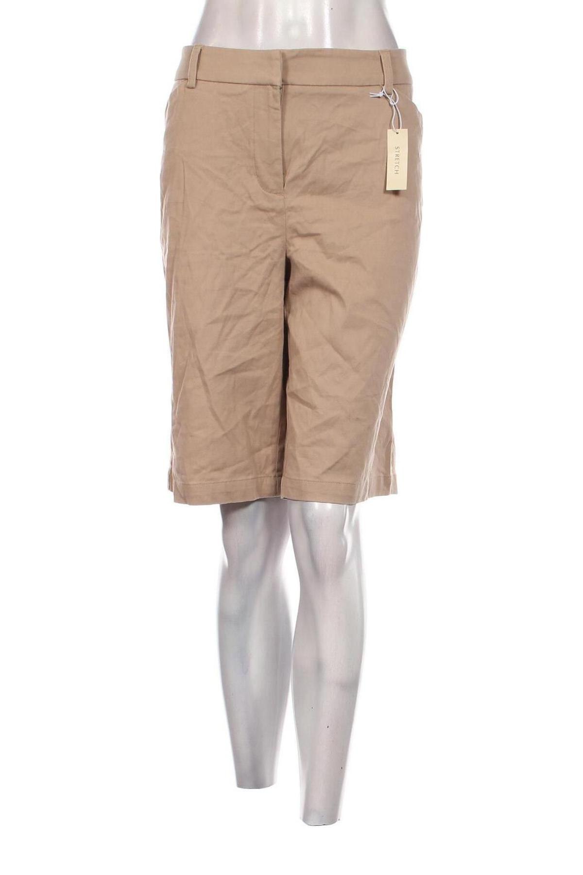Дамски къс панталон Jones New York, Размер XXL, Цвят Бежов, Цена 57,75 лв.