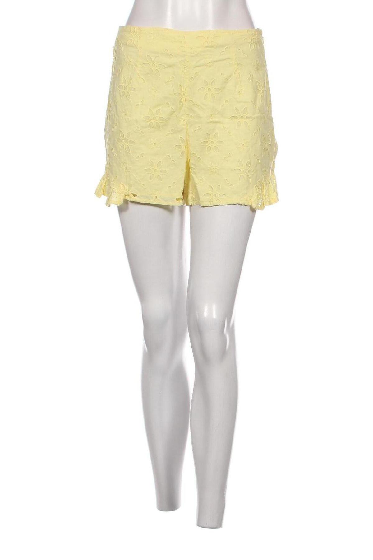 Дамски къс панталон Miss Selfridge, Размер M, Цвят Жълт, Цена 15,39 лв.