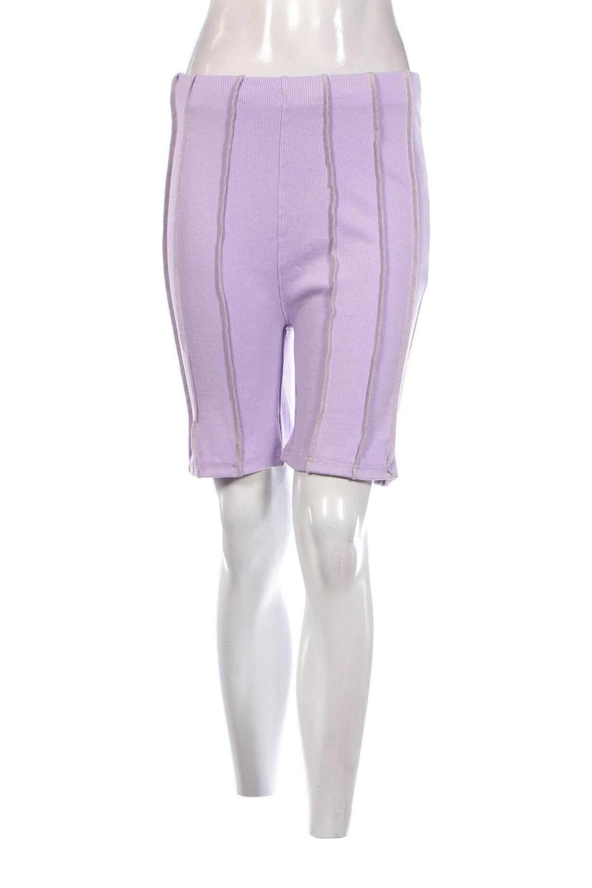 Γυναικείο κοντό παντελόνι Missguided, Μέγεθος S, Χρώμα Βιολετί, Τιμή 7,19 €