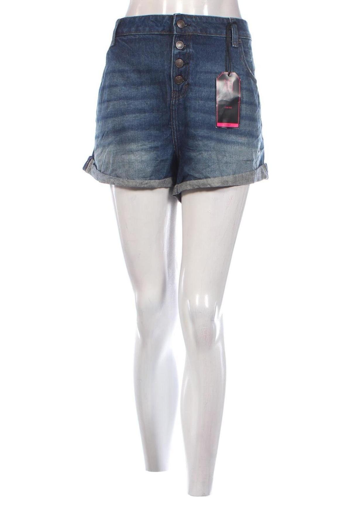 Γυναικείο κοντό παντελόνι No Boundaries, Μέγεθος XXL, Χρώμα Μπλέ, Τιμή 13,43 €