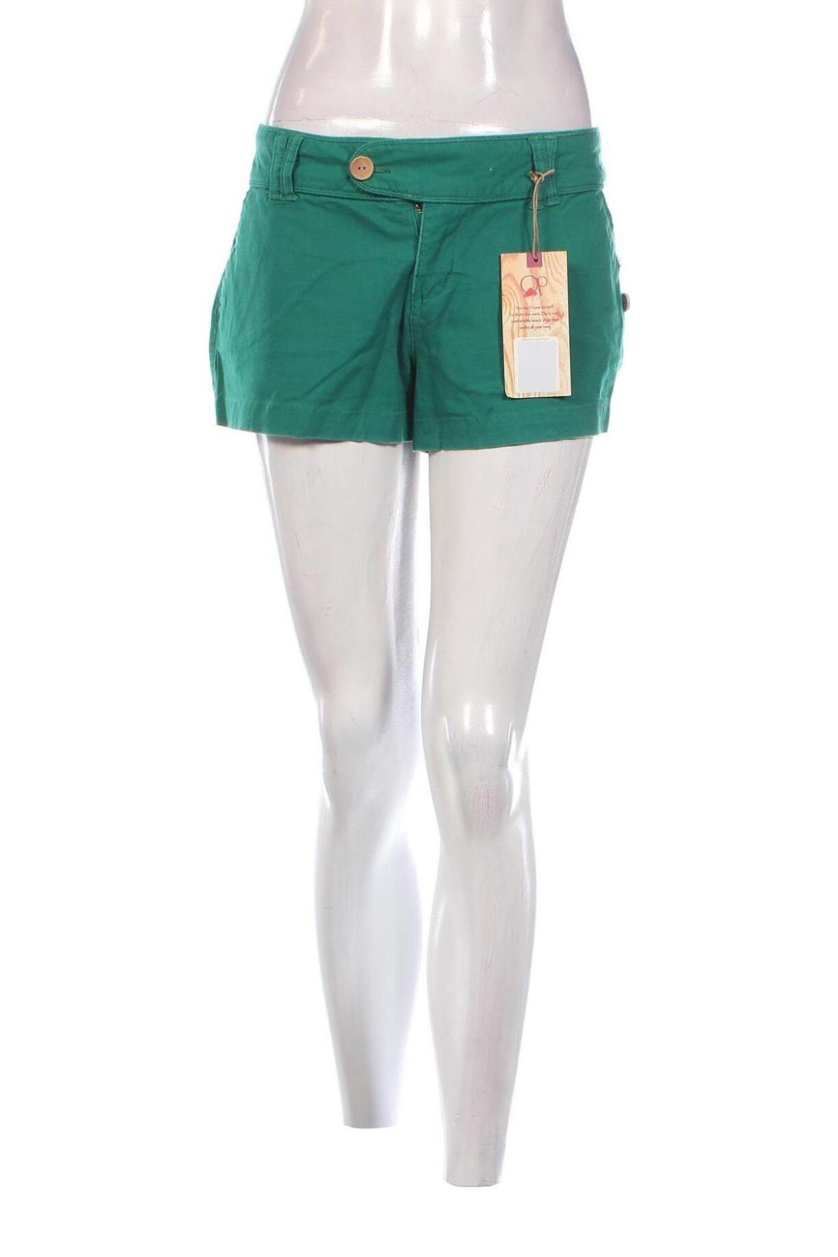 Γυναικείο κοντό παντελόνι Op, Μέγεθος L, Χρώμα Πράσινο, Τιμή 19,18 €