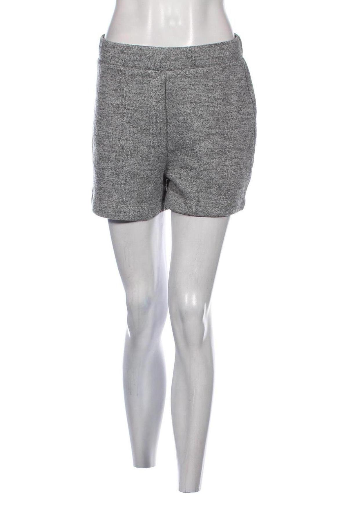 Γυναικείο κοντό παντελόνι Pieces, Μέγεθος M, Χρώμα Γκρί, Τιμή 12,37 €