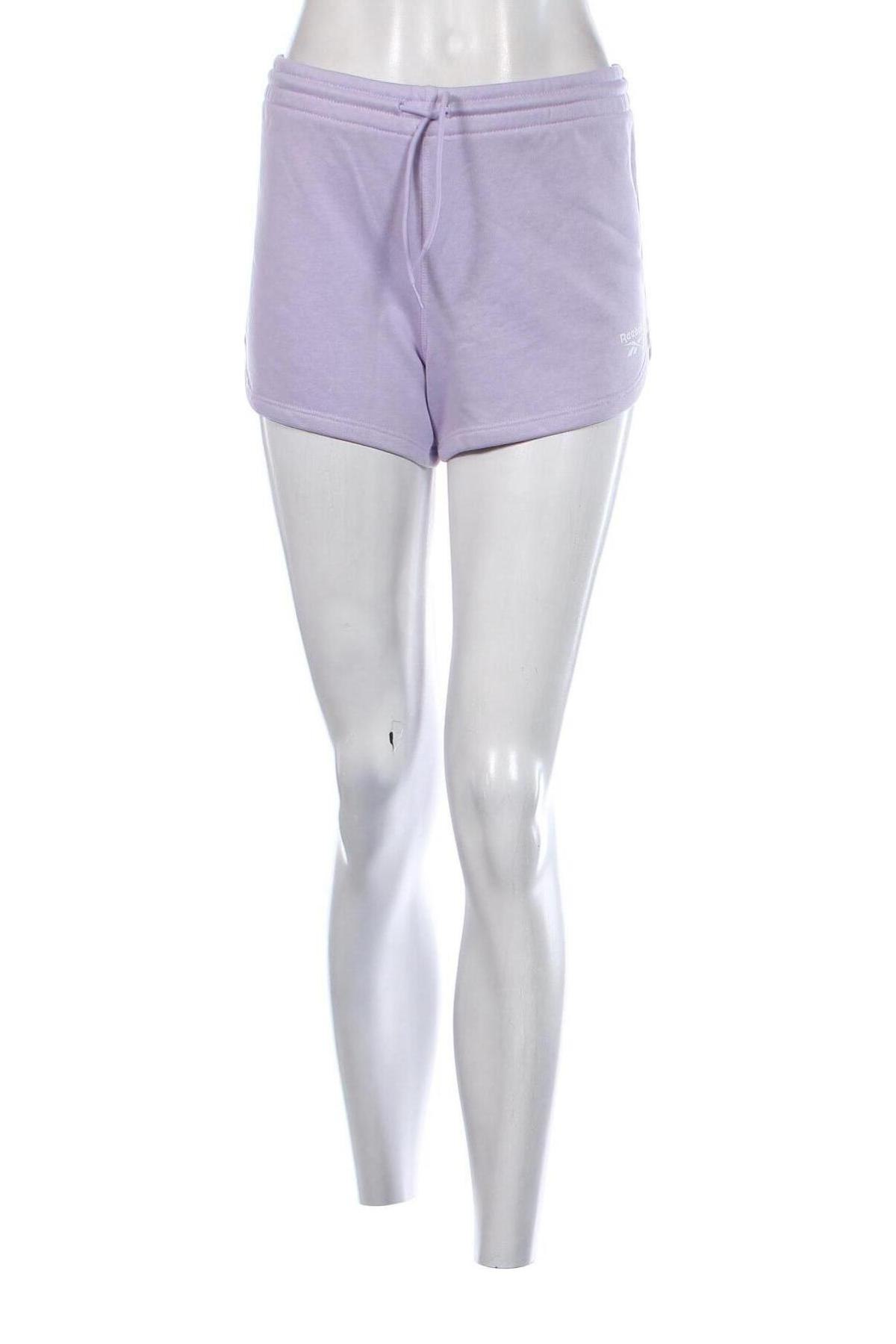 Γυναικείο κοντό παντελόνι Reebok, Μέγεθος S, Χρώμα Βιολετί, Τιμή 21,83 €