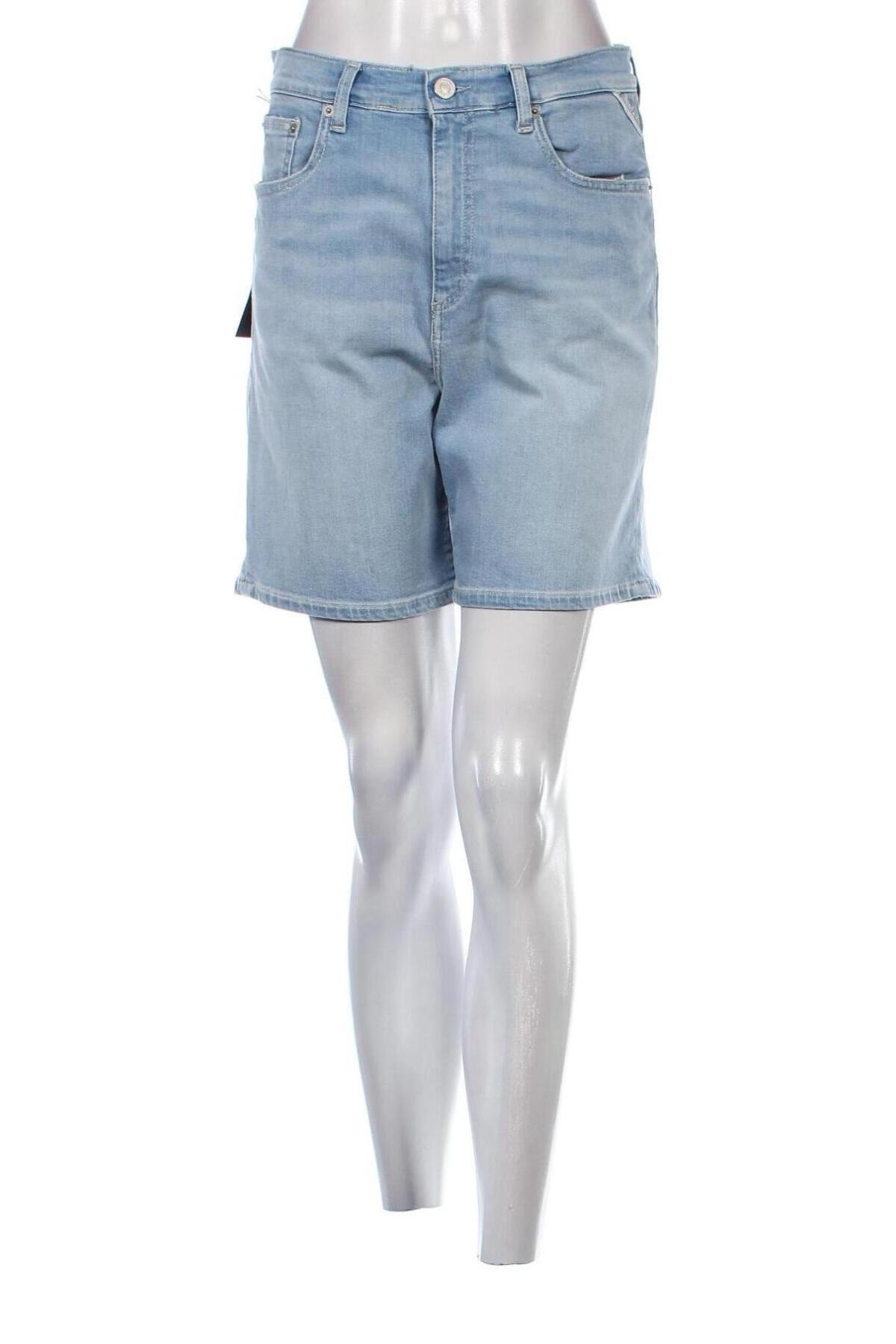 Γυναικείο κοντό παντελόνι Replay, Μέγεθος S, Χρώμα Μπλέ, Τιμή 35,38 €