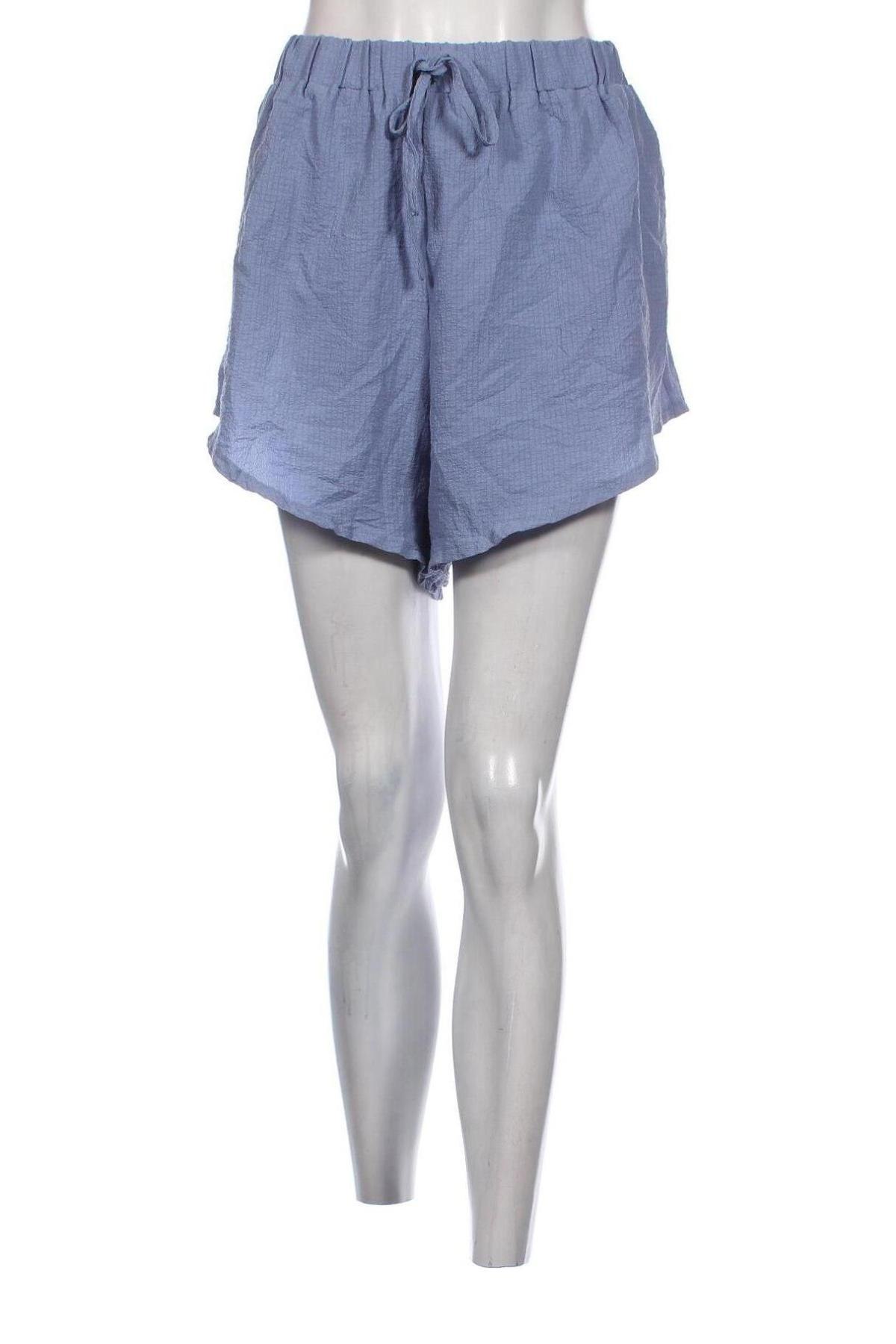 Γυναικείο κοντό παντελόνι SHEIN, Μέγεθος 4XL, Χρώμα Μπλέ, Τιμή 6,70 €