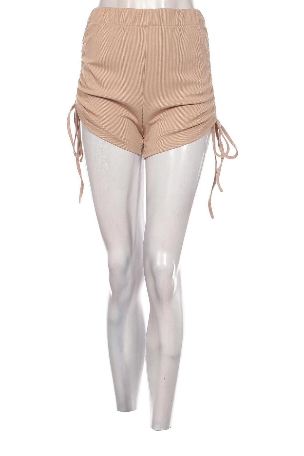 Γυναικείο κοντό παντελόνι SHEIN, Μέγεθος XS, Χρώμα  Μπέζ, Τιμή 4,11 €