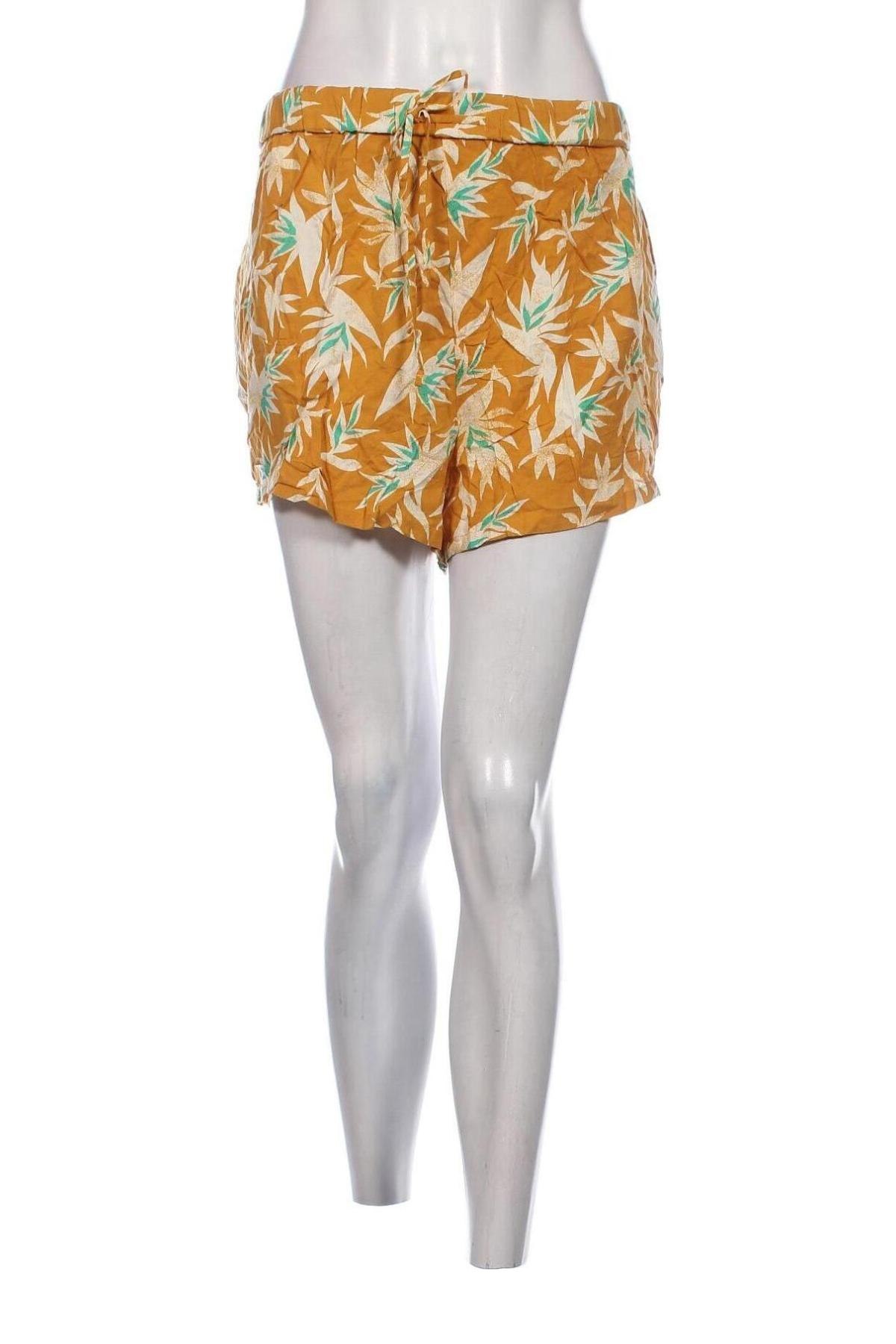 Γυναικείο κοντό παντελόνι So, Μέγεθος XL, Χρώμα Κίτρινο, Τιμή 7,05 €