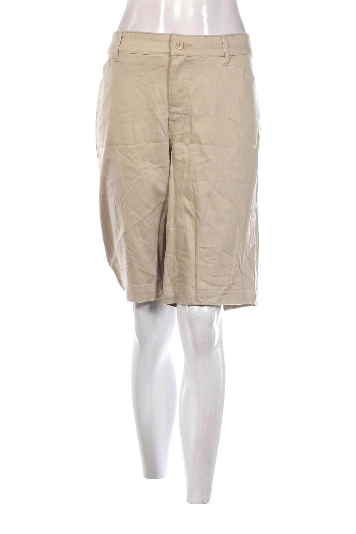 Γυναικείο κοντό παντελόνι St. John's Bay, Μέγεθος XL, Χρώμα  Μπέζ, Τιμή 11,75 €
