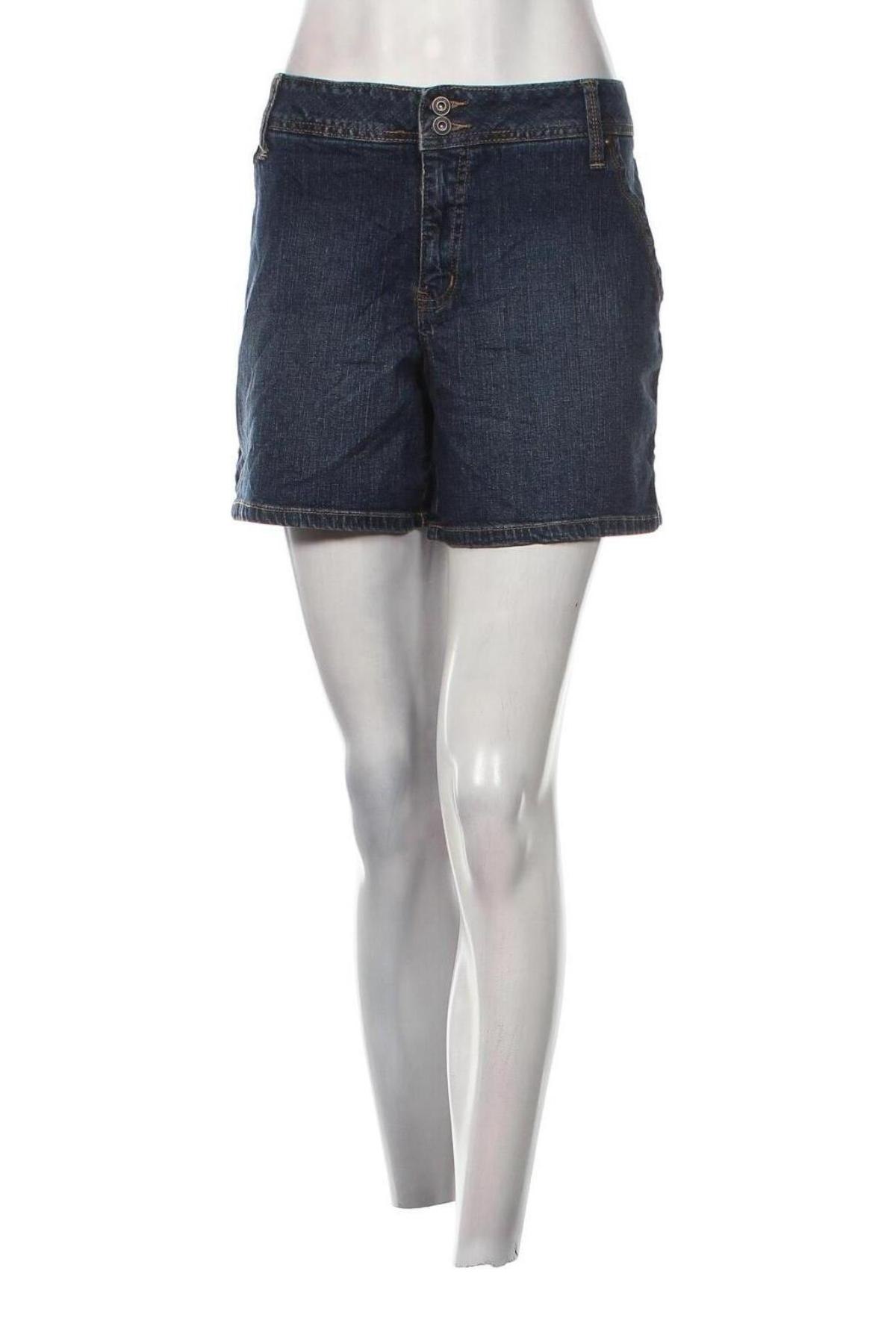 Дамски къс панталон St. John's Bay, Размер XL, Цвят Син, Цена 19,00 лв.