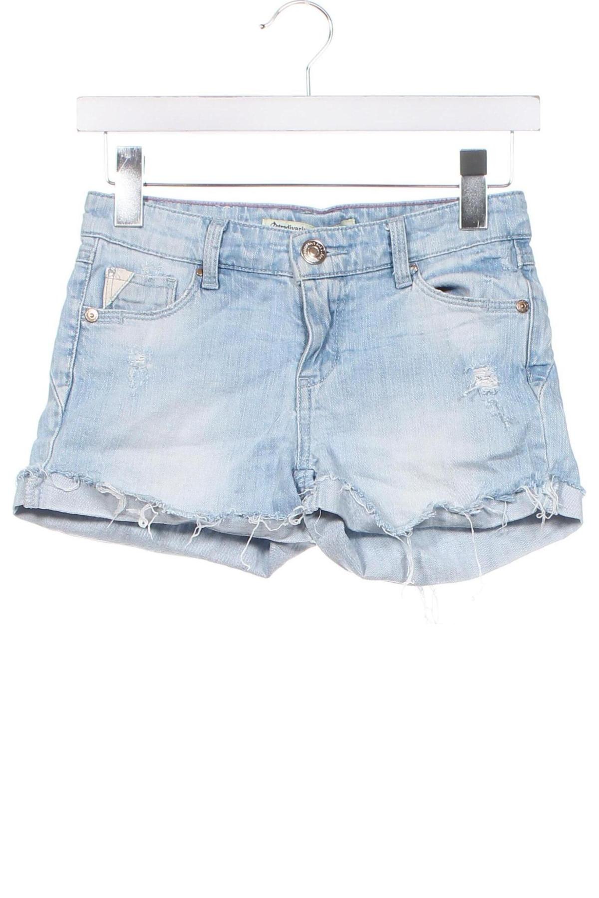 Damen Shorts Stradivarius, Größe XXS, Farbe Blau, Preis 9,72 €