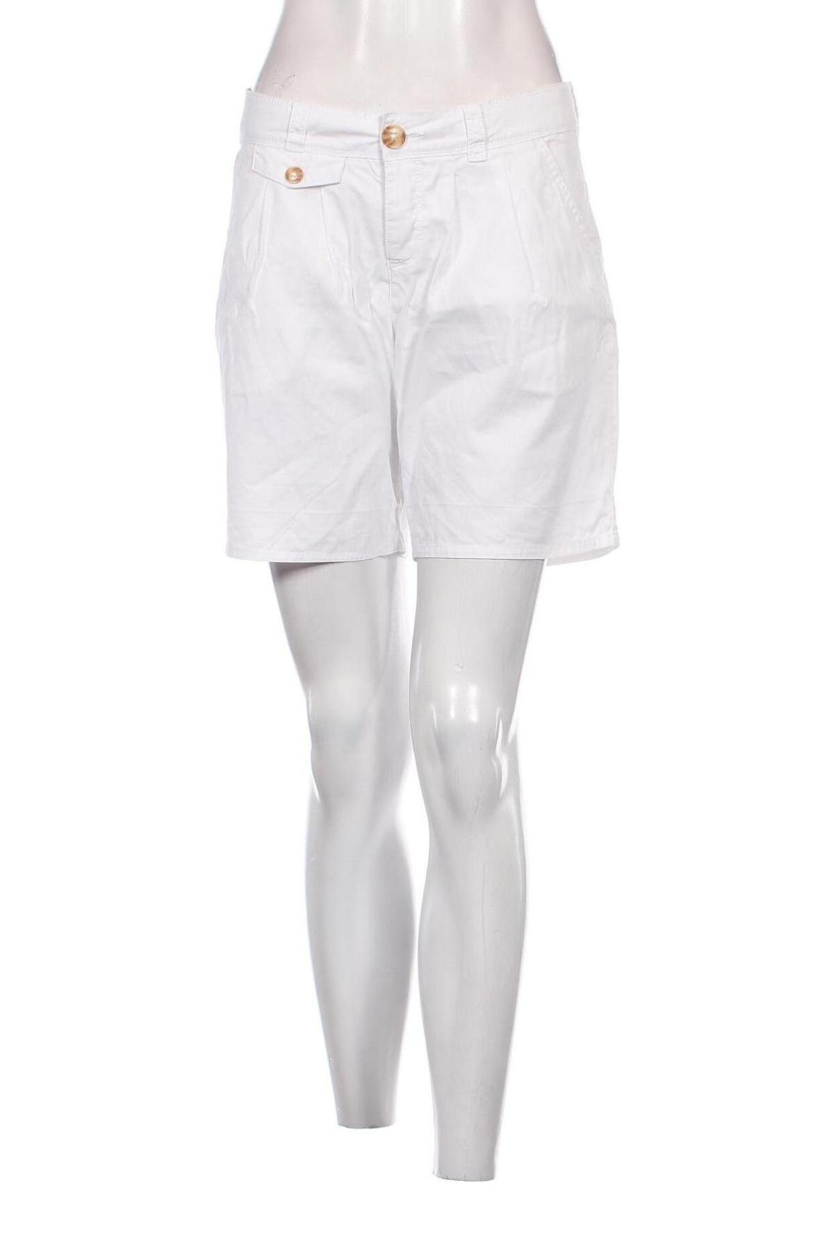 Pantaloni scurți de femei Terranova, Mărime L, Culoare Alb, Preț 49,87 Lei