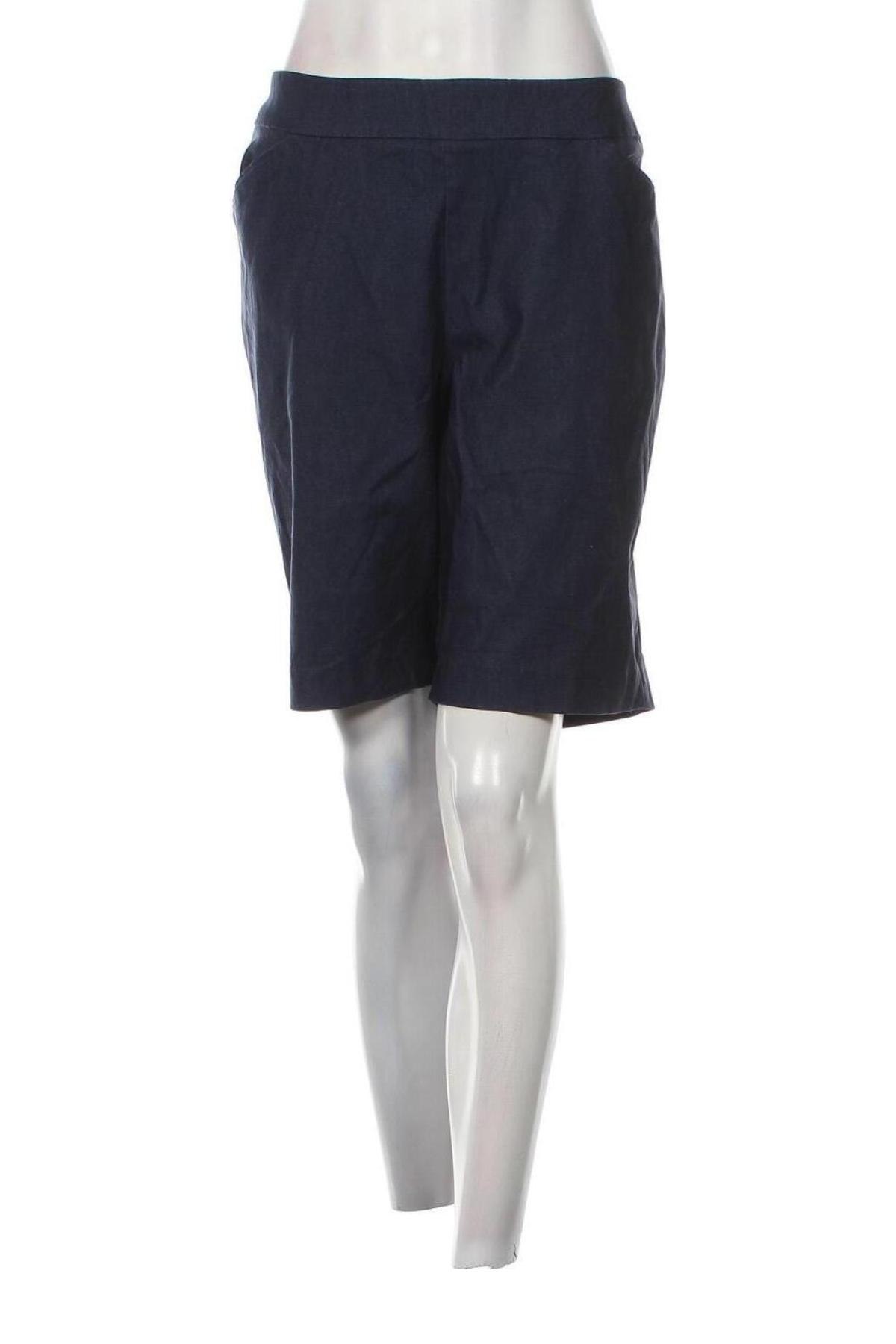 Γυναικείο κοντό παντελόνι Time and tru, Μέγεθος XL, Χρώμα Μπλέ, Τιμή 7,05 €