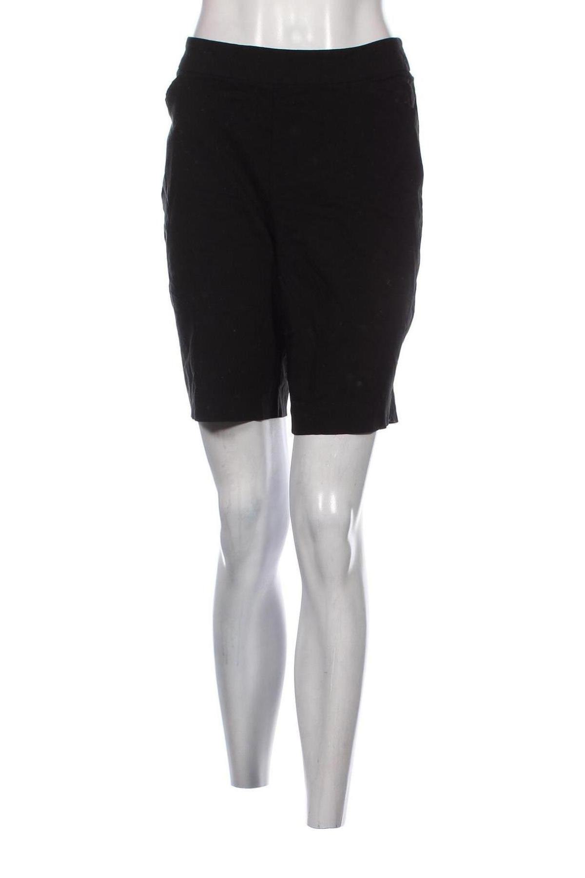 Γυναικείο κοντό παντελόνι Time and tru, Μέγεθος L, Χρώμα Μαύρο, Τιμή 7,05 €