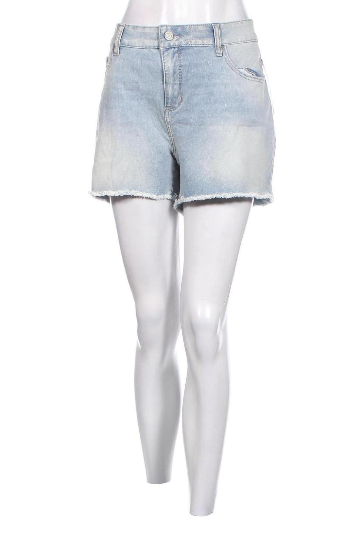 Γυναικείο κοντό παντελόνι Time and tru, Μέγεθος XXL, Χρώμα Μπλέ, Τιμή 14,39 €