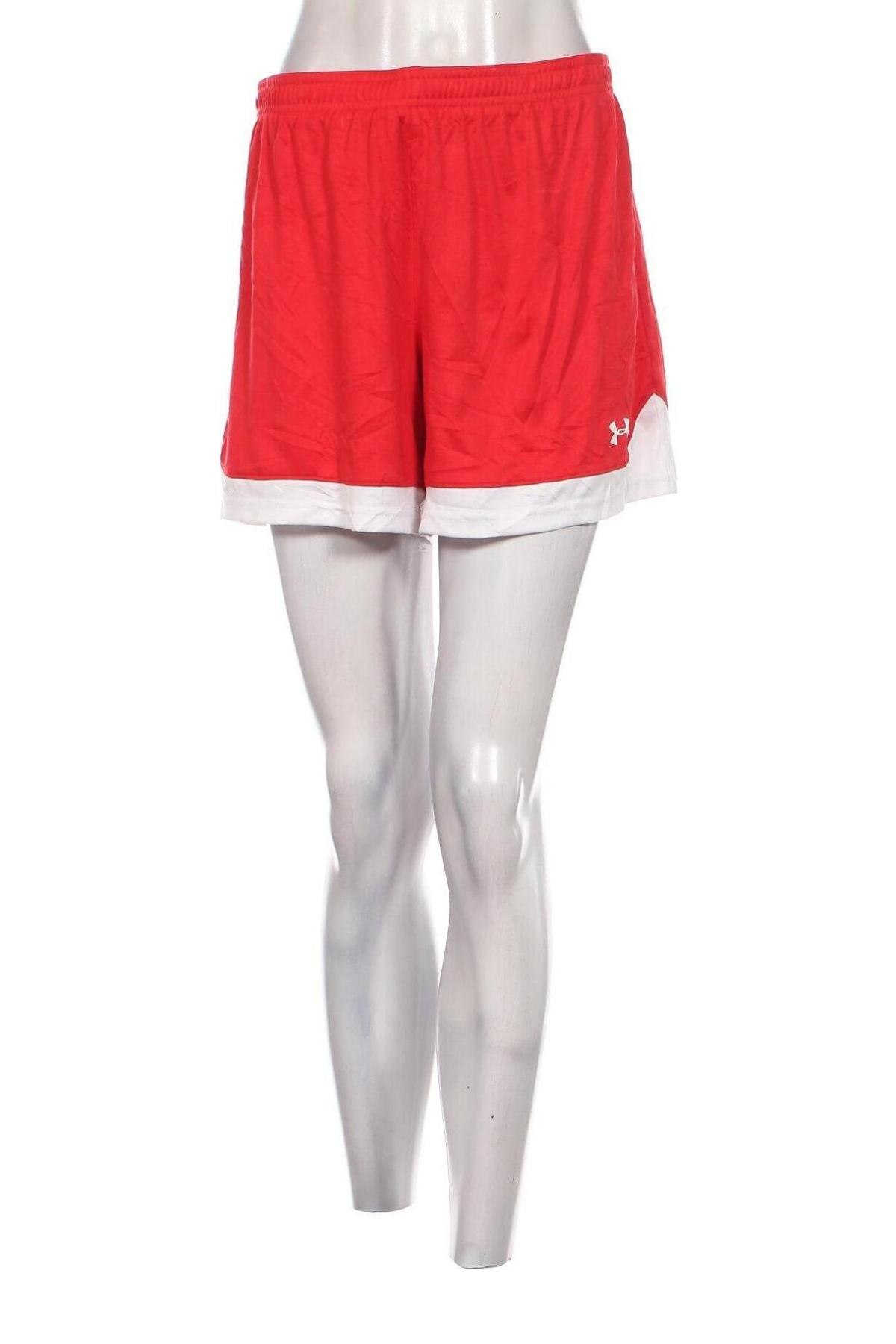 Γυναικείο κοντό παντελόνι Under Armour, Μέγεθος L, Χρώμα Κόκκινο, Τιμή 10,52 €