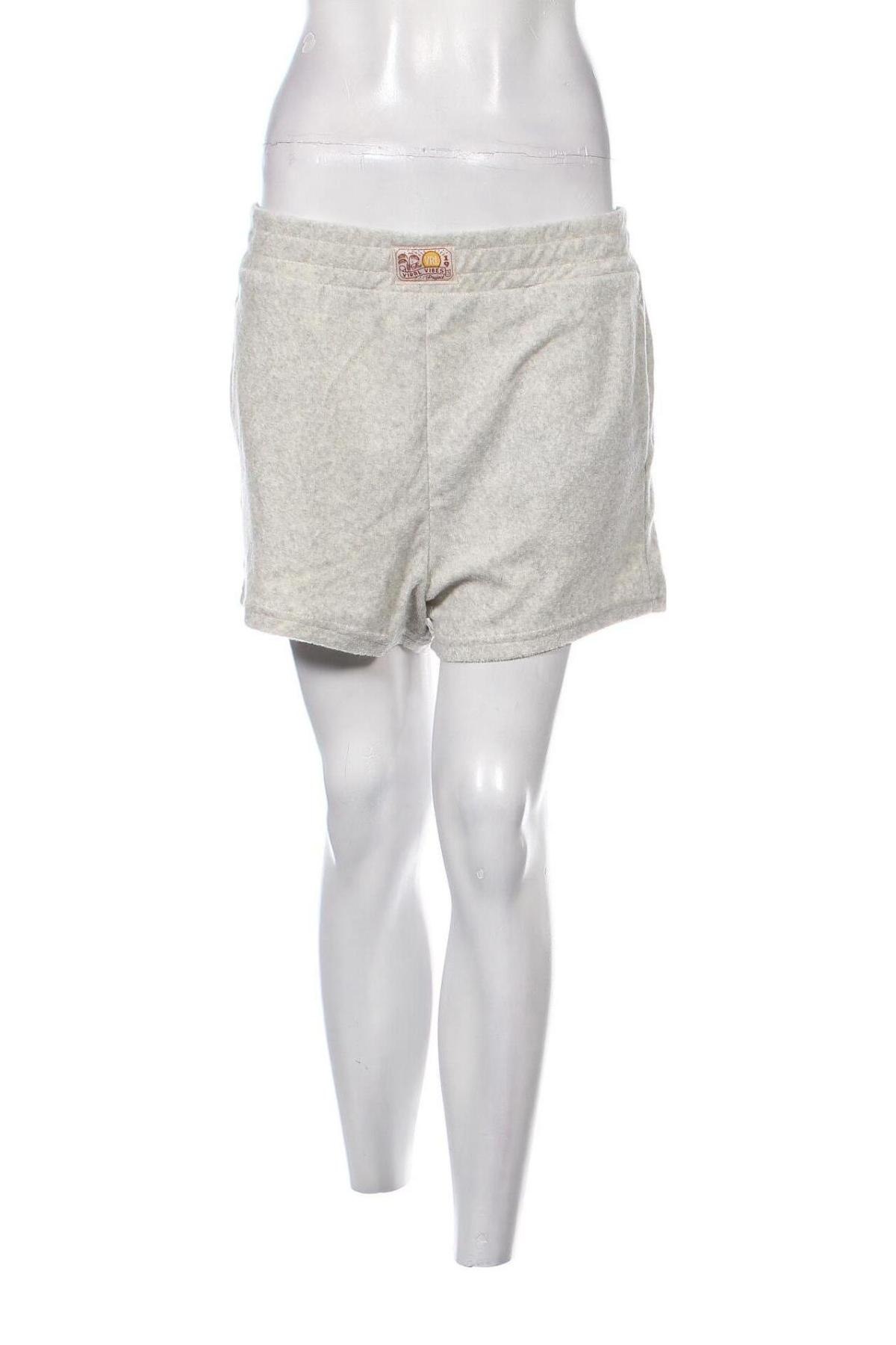 Γυναικείο κοντό παντελόνι Viral Vibes, Μέγεθος L, Χρώμα Γκρί, Τιμή 15,88 €