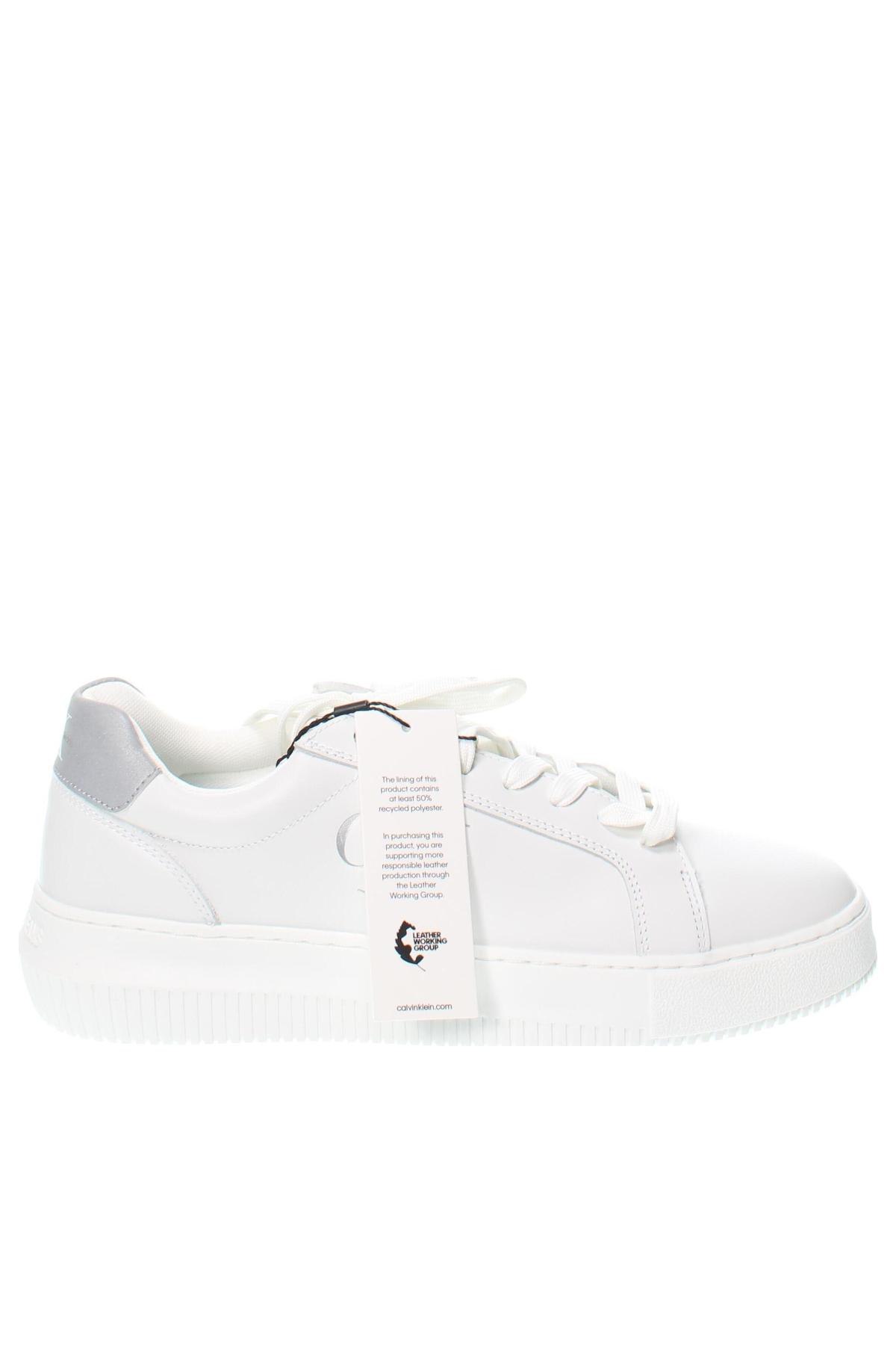 Γυναικεία παπούτσια Calvin Klein Jeans, Μέγεθος 41, Χρώμα Λευκό, Τιμή 104,64 €