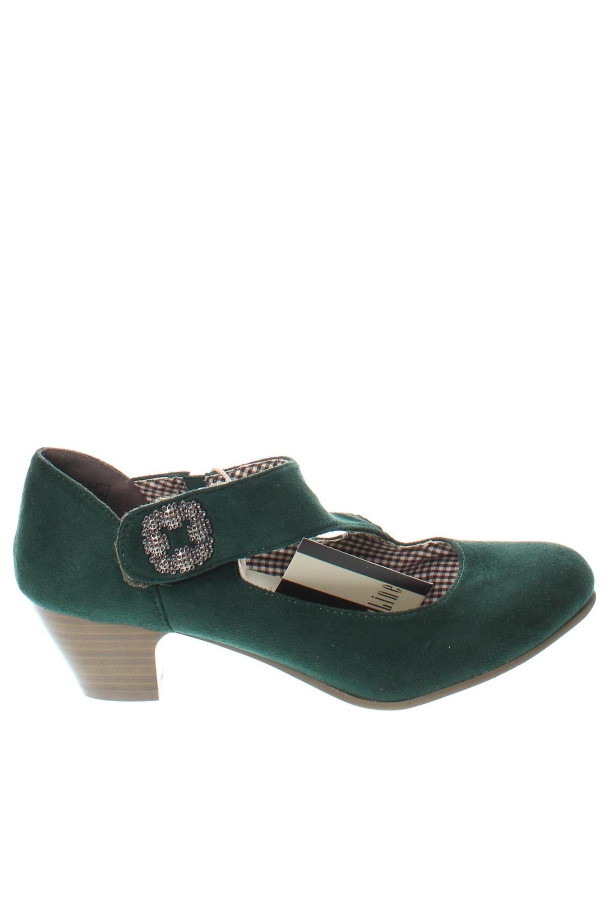 Γυναικεία παπούτσια City Line, Μέγεθος 39, Χρώμα Πράσινο, Τιμή 21,57 €