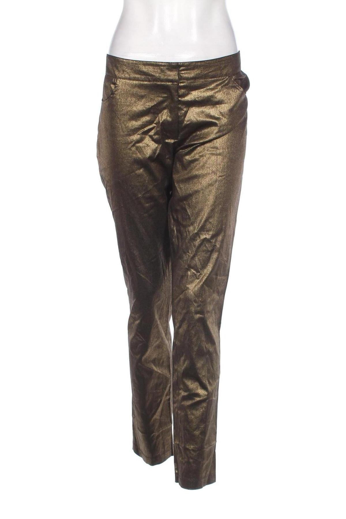 Pantaloni de femei, Mărime XL, Culoare Auriu, Preț 47,70 Lei