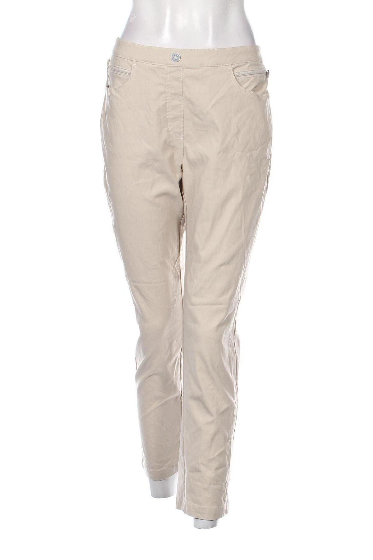 Pantaloni de femei, Mărime L, Culoare Bej, Preț 42,93 Lei