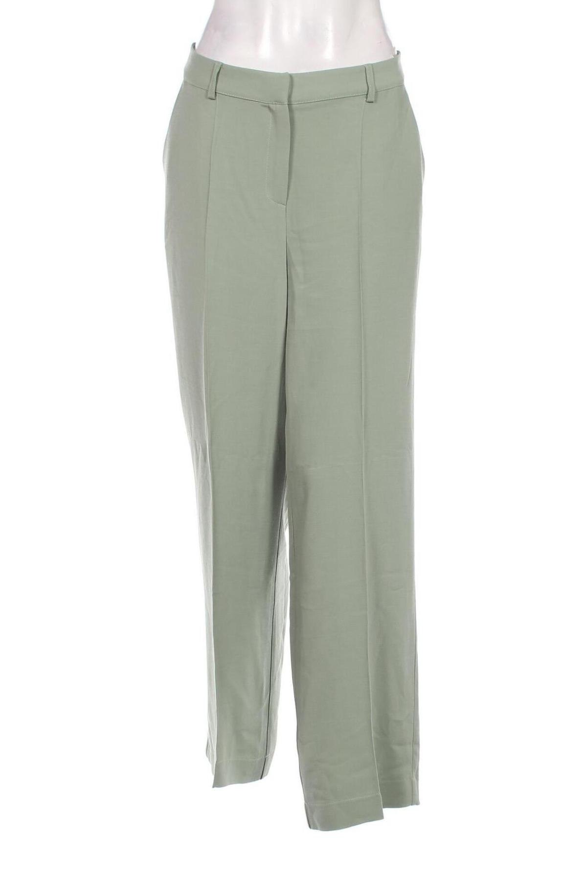 Pantaloni de femei A Lot Less x About You, Mărime L, Culoare Verde, Preț 282,24 Lei