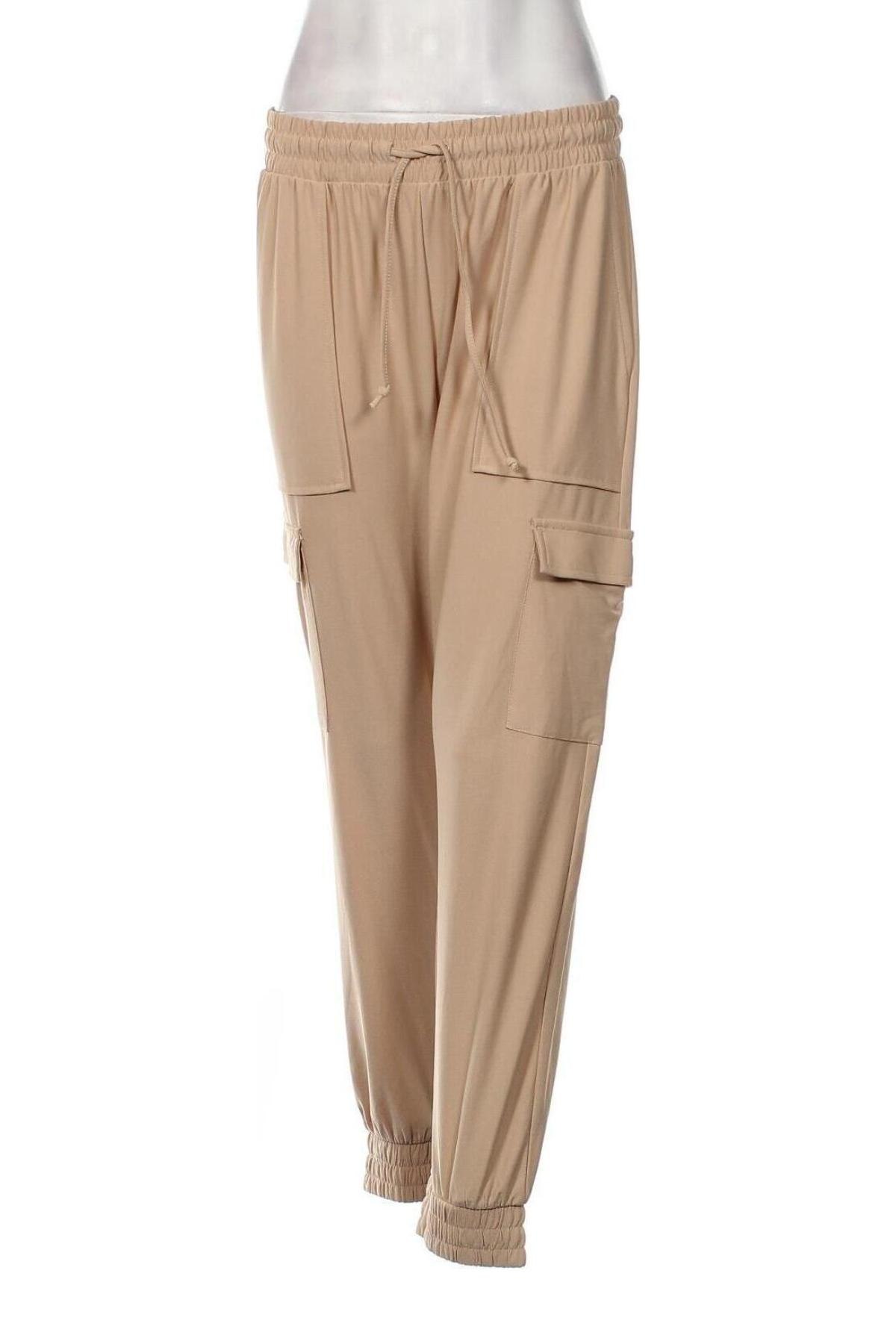 Γυναικείο παντελόνι Amisu, Μέγεθος L, Χρώμα  Μπέζ, Τιμή 8,07 €