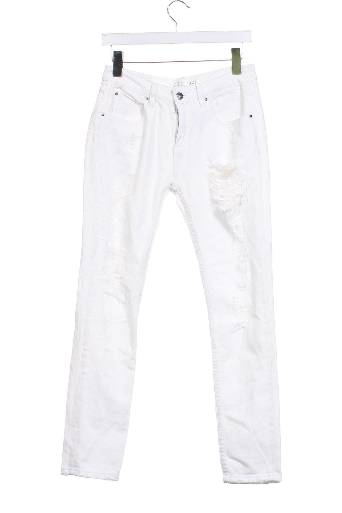 Pantaloni de femei Amisu, Mărime S, Culoare Alb, Preț 44,61 Lei
