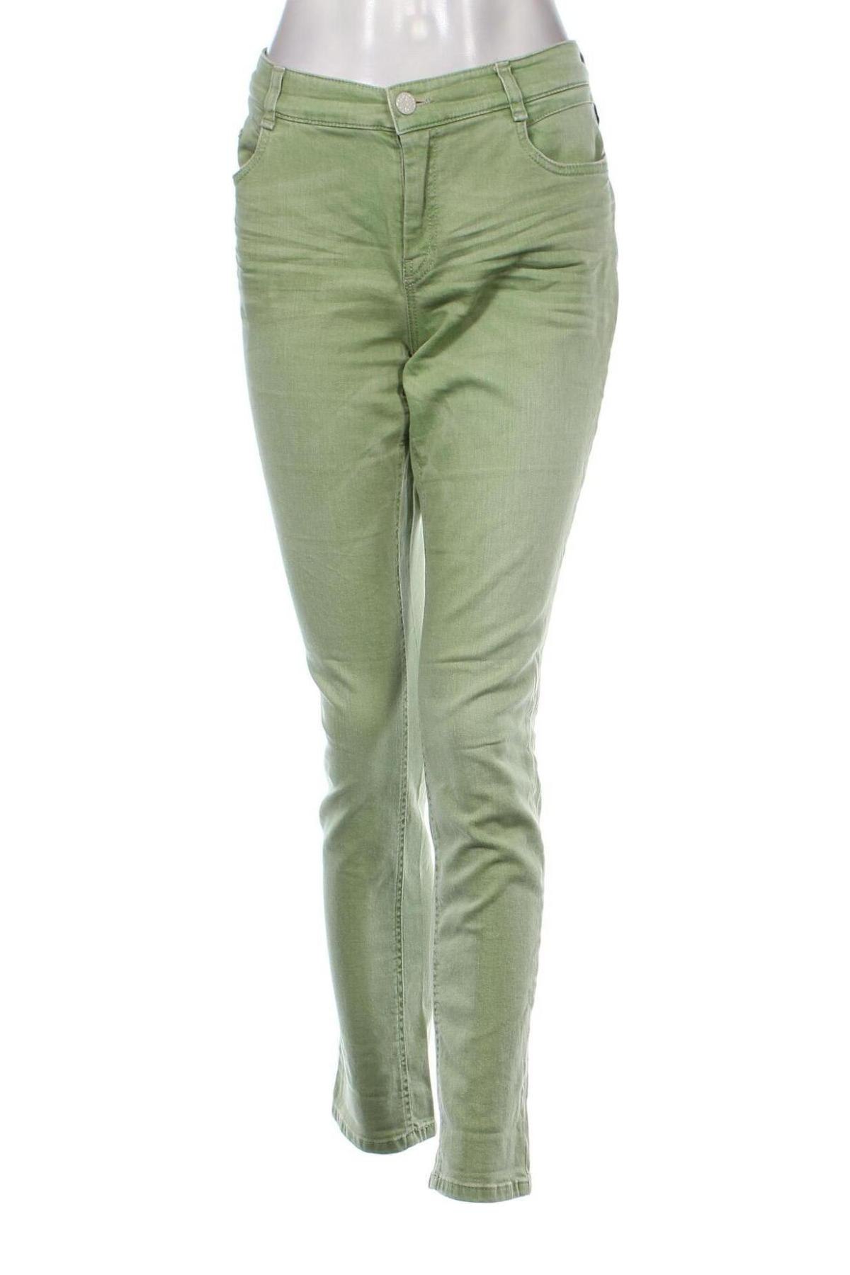 Дамски панталон Atelier GARDEUR, Размер L, Цвят Зелен, Цена 40,80 лв.