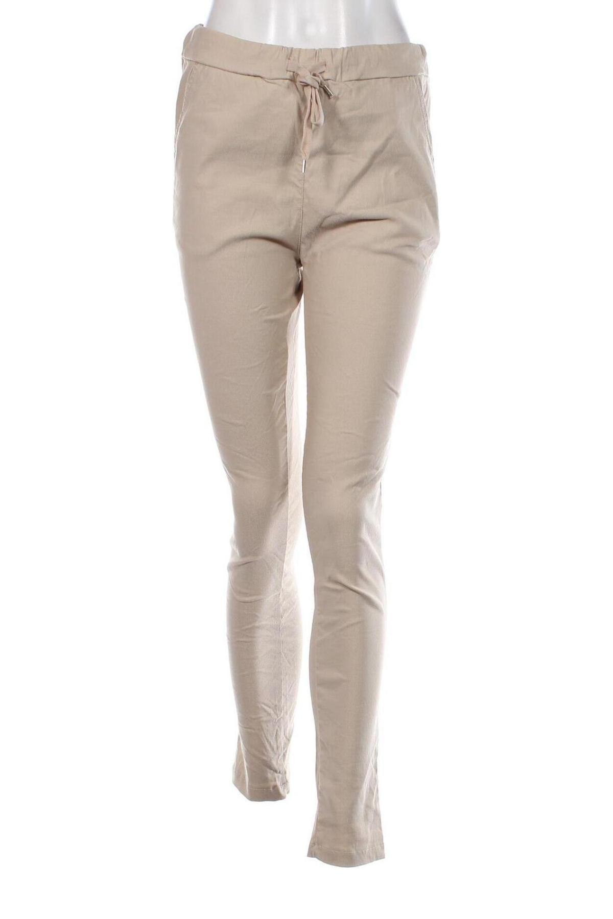 Γυναικείο παντελόνι B.Young, Μέγεθος M, Χρώμα  Μπέζ, Τιμή 9,46 €