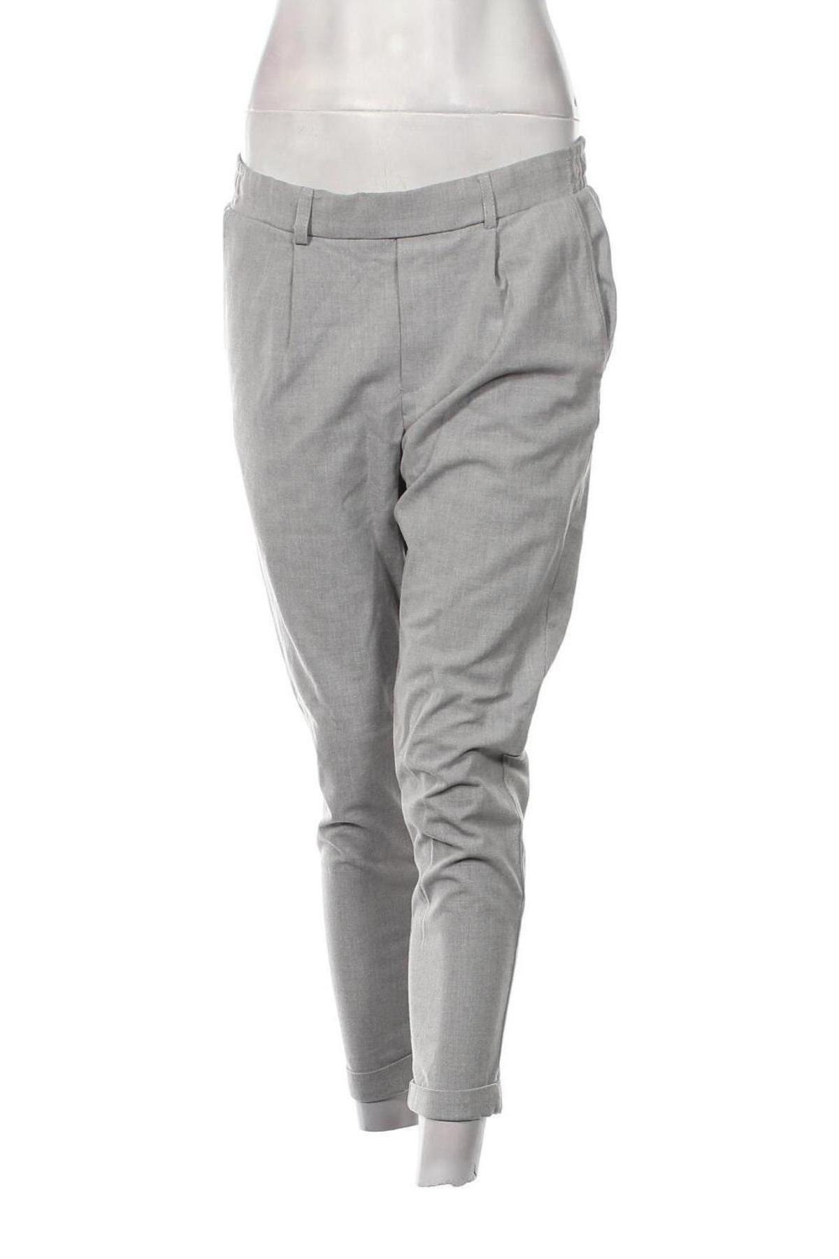 Pantaloni de femei Bershka, Mărime M, Culoare Gri, Preț 42,93 Lei