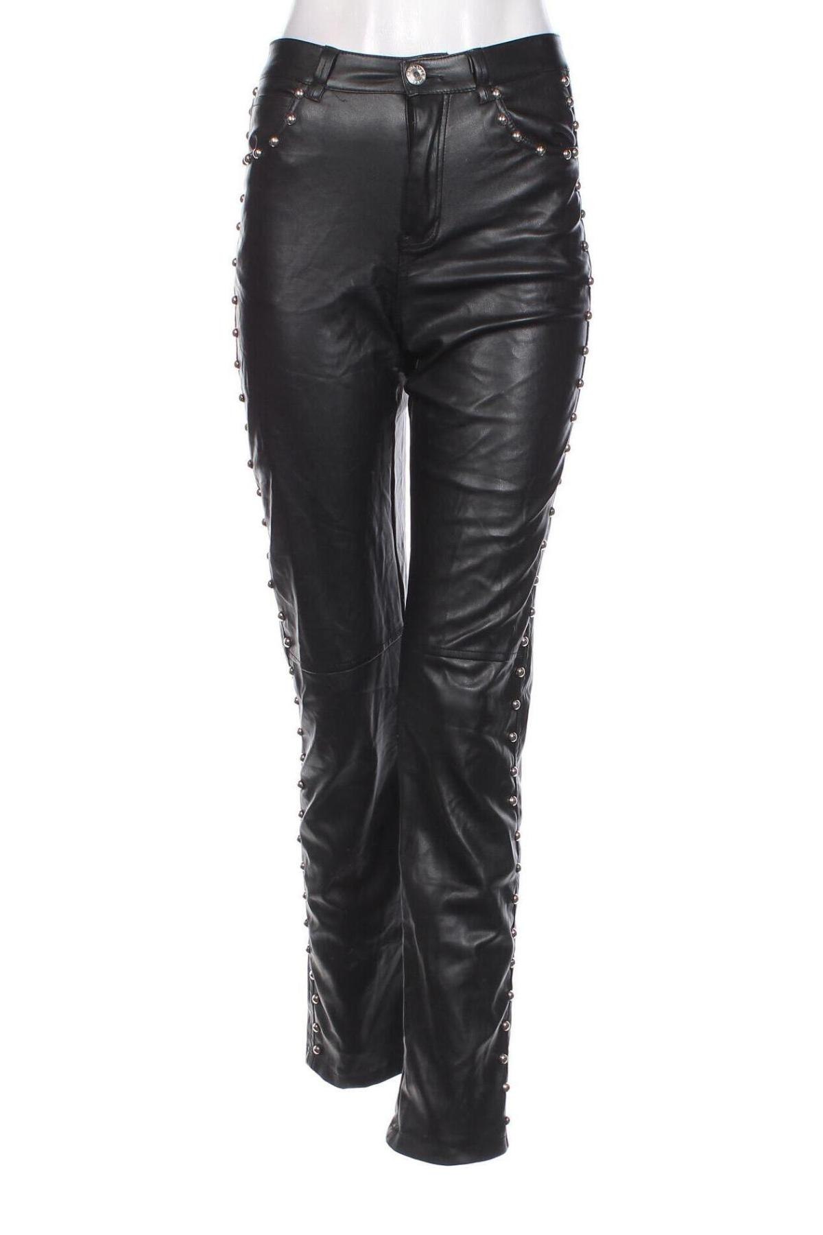 Дамски панталон Bershka, Размер XS, Цвят Черен, Цена 13,05 лв.