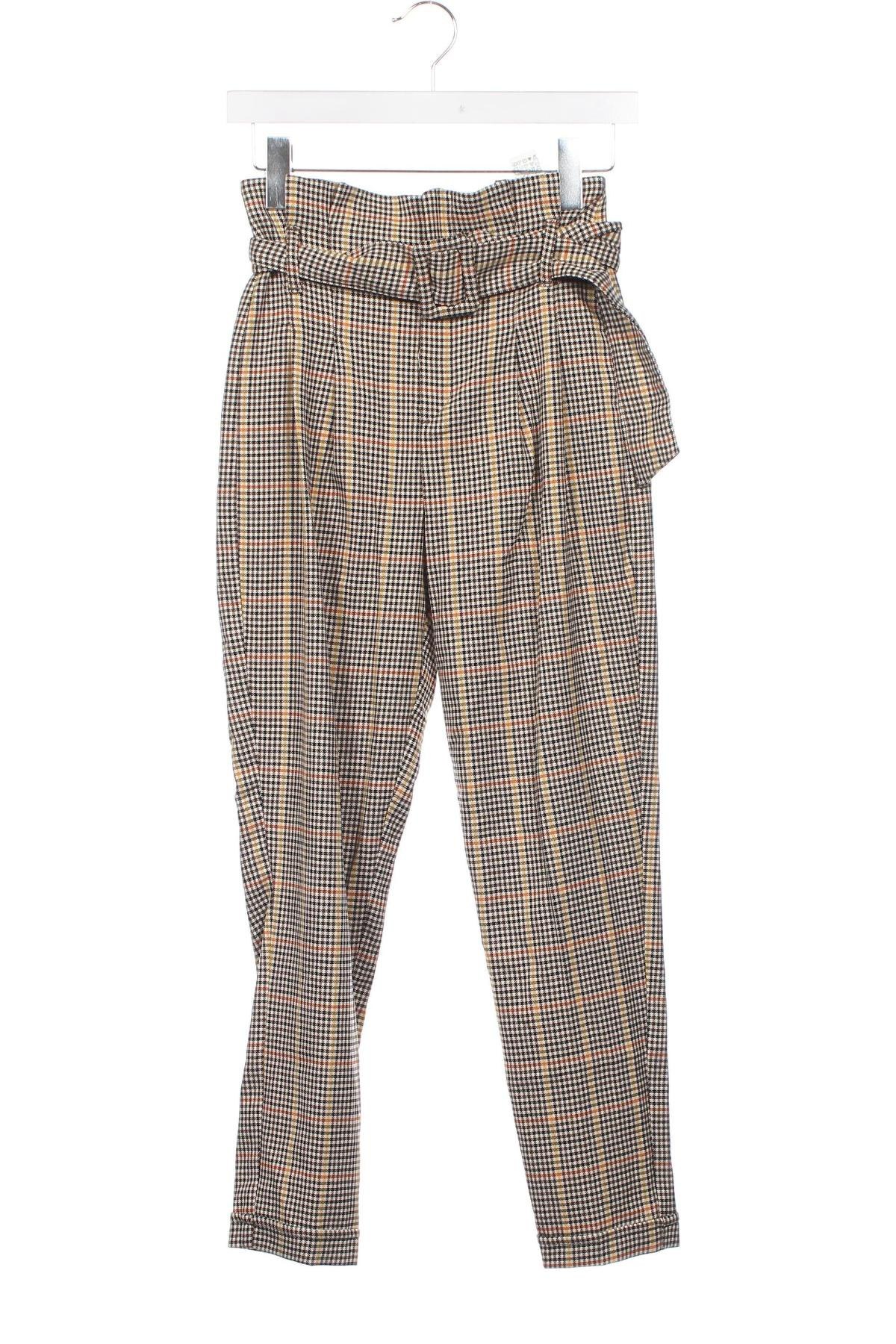 Дамски панталон Bershka, Размер XXS, Цвят Многоцветен, Цена 13,05 лв.