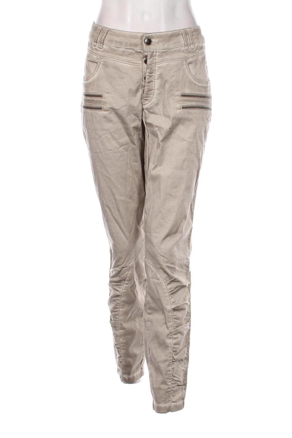 Дамски панталон Biba, Размер L, Цвят Бежов, Цена 14,50 лв.