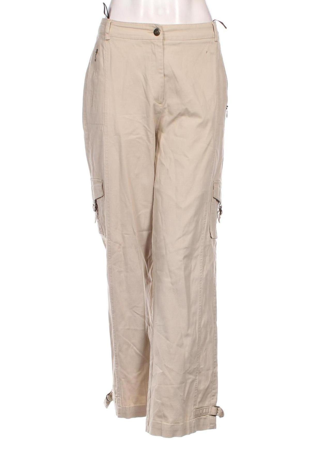 Дамски панталон Biba, Размер M, Цвят Бежов, Цена 17,60 лв.