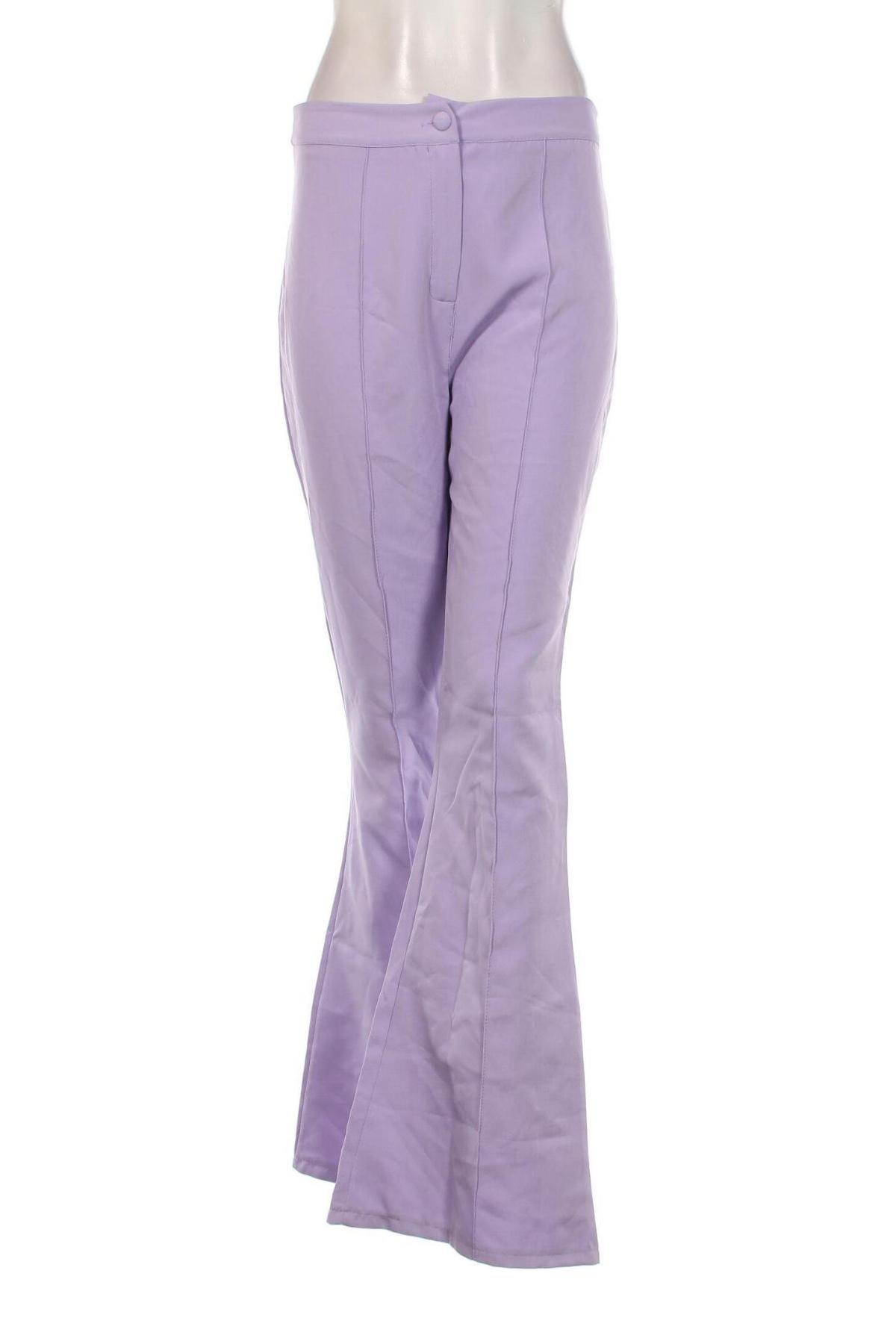 Дамски панталон Boohoo, Размер M, Цвят Лилав, Цена 20,70 лв.