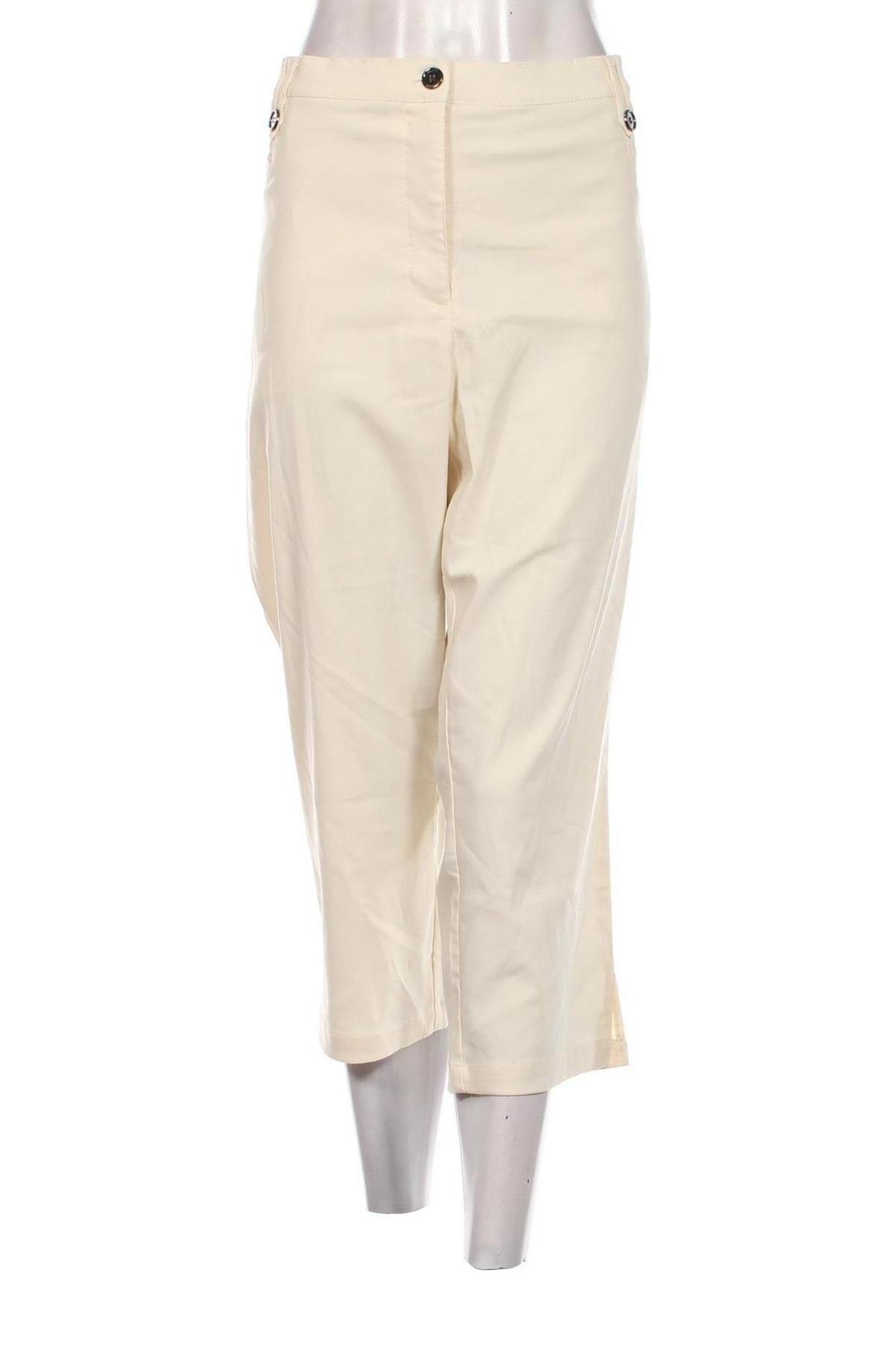 Дамски панталон Bpc Bonprix Collection, Размер 3XL, Цвят Екрю, Цена 14,50 лв.
