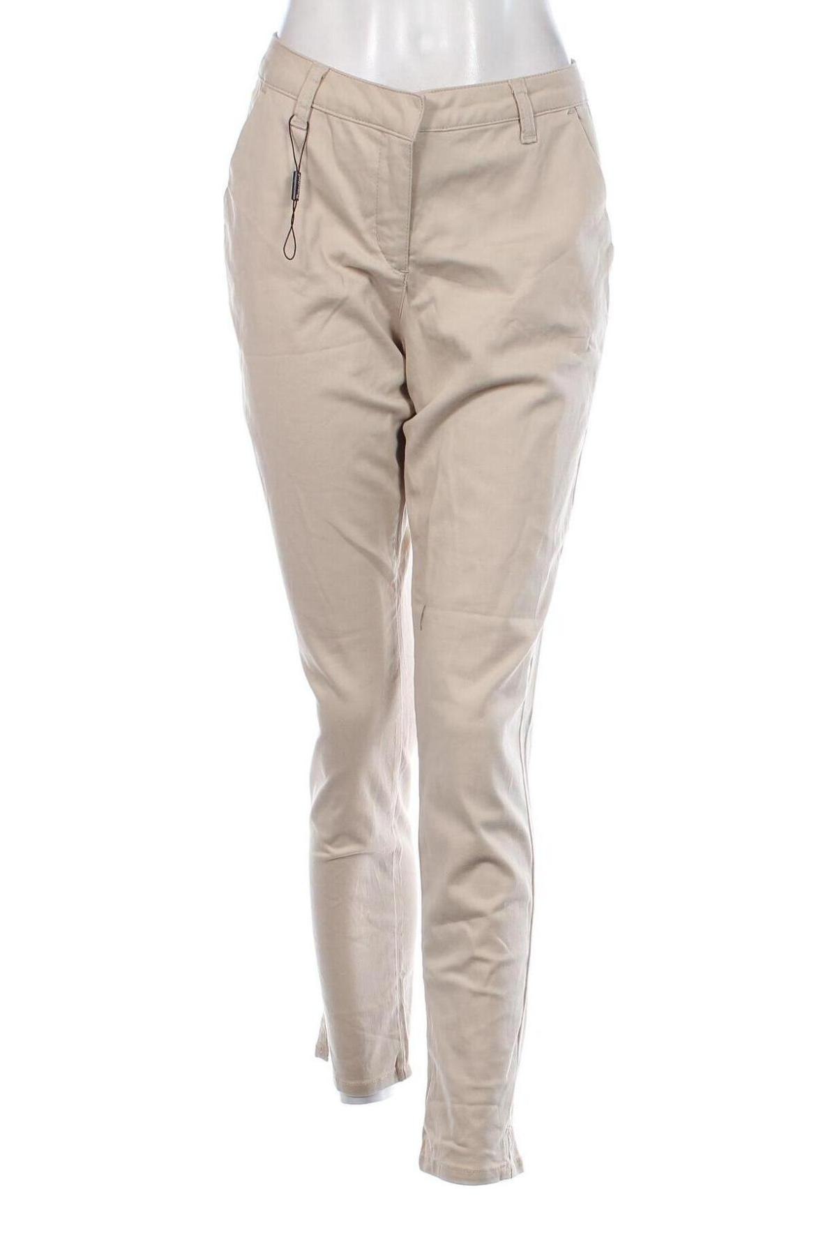 Pantaloni de femei Brandtex, Mărime M, Culoare Bej, Preț 47,70 Lei