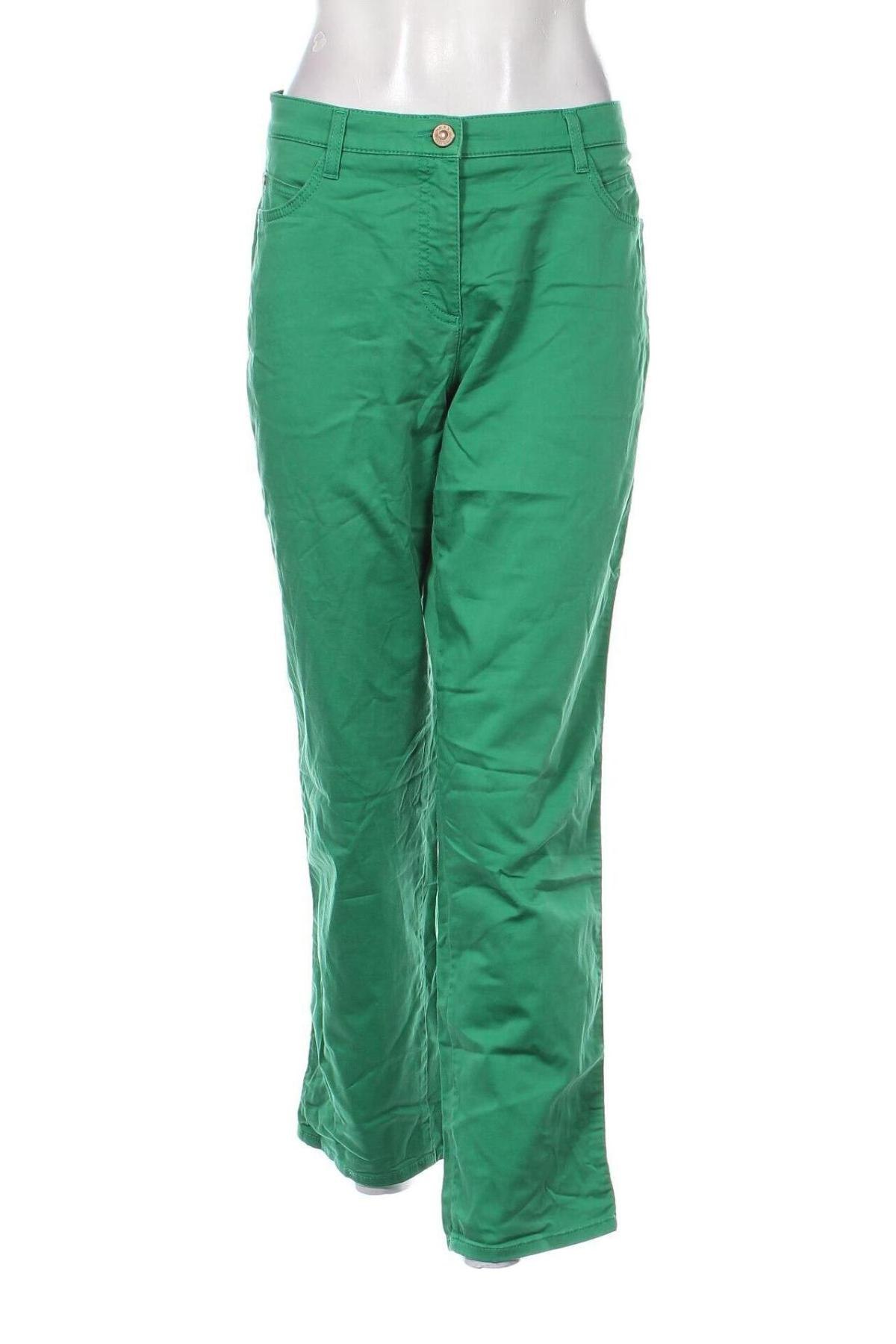 Damskie spodnie Brax, Rozmiar L, Kolor Zielony, Cena 119,63 zł