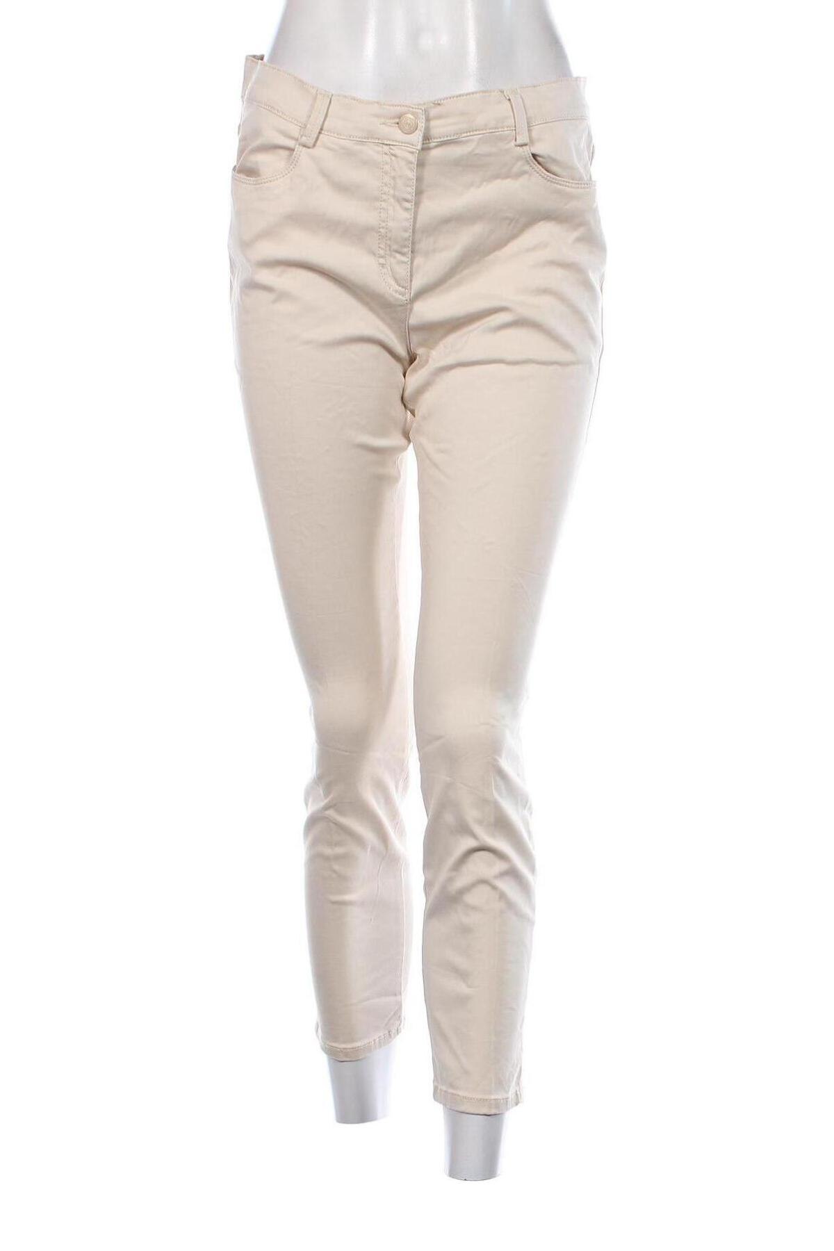Pantaloni de femei Brax, Mărime L, Culoare Ecru, Preț 123,02 Lei