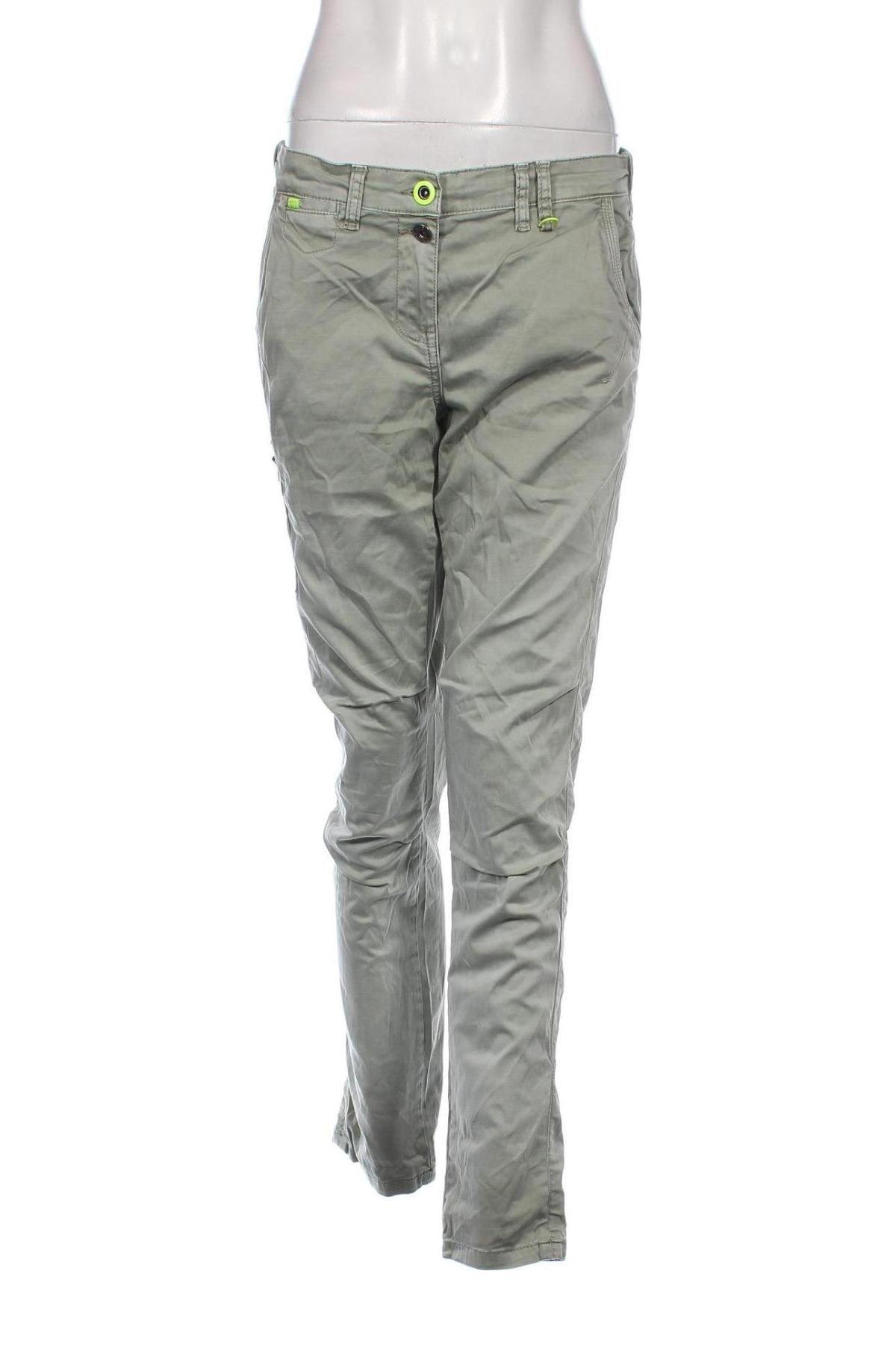Дамски панталон Cecil, Размер M, Цвят Зелен, Цена 18,45 лв.