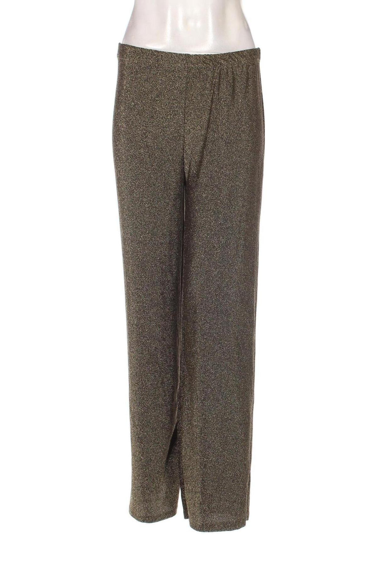 Pantaloni de femei Celestino, Mărime M, Culoare Auriu, Preț 44,89 Lei