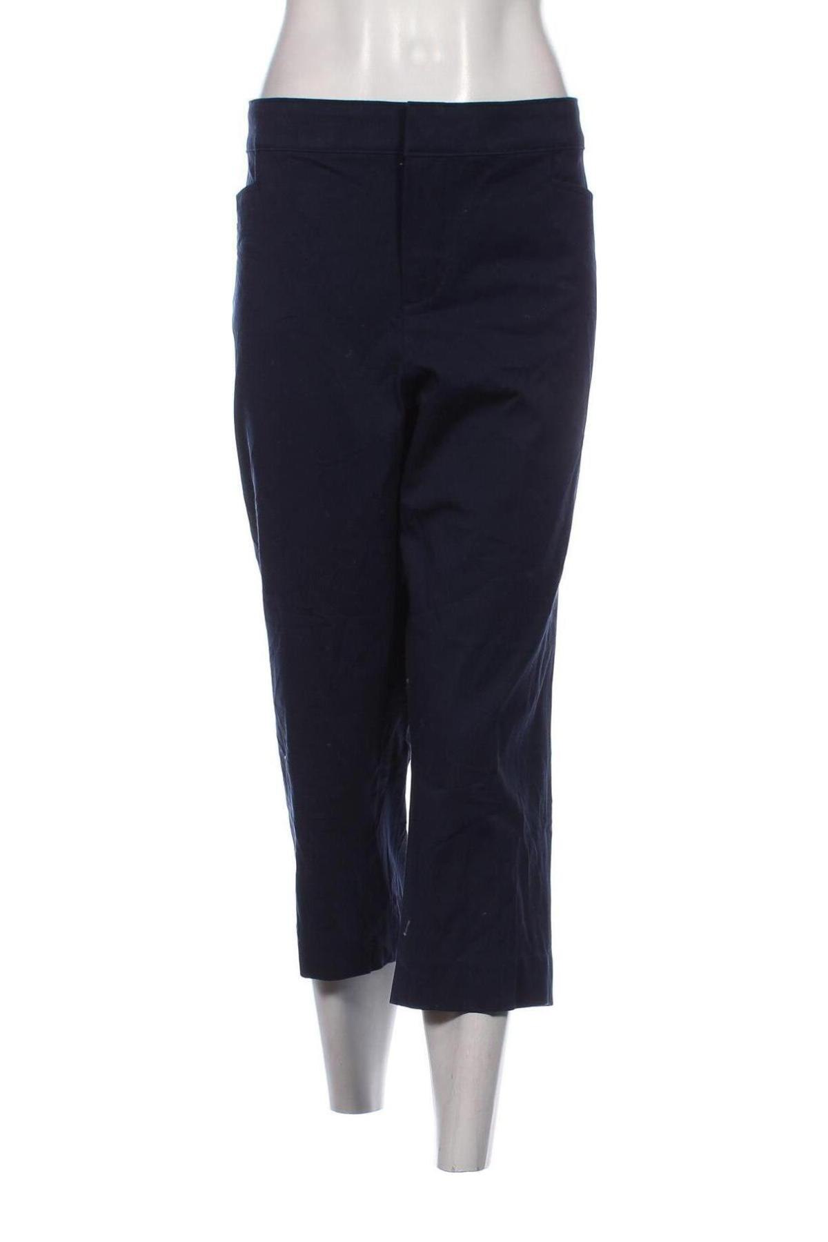 Γυναικείο παντελόνι Chaps, Μέγεθος XXL, Χρώμα Μπλέ, Τιμή 15,65 €