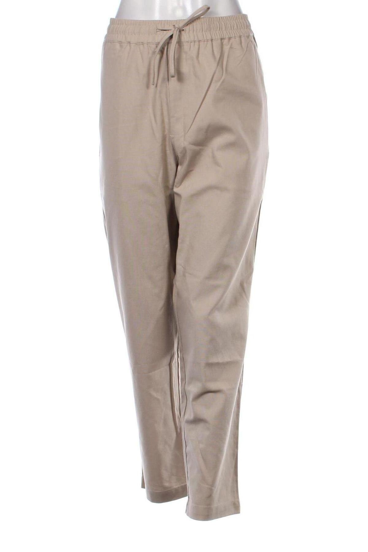 Γυναικείο παντελόνι Dan Fox X About You, Μέγεθος XL, Χρώμα  Μπέζ, Τιμή 23,97 €