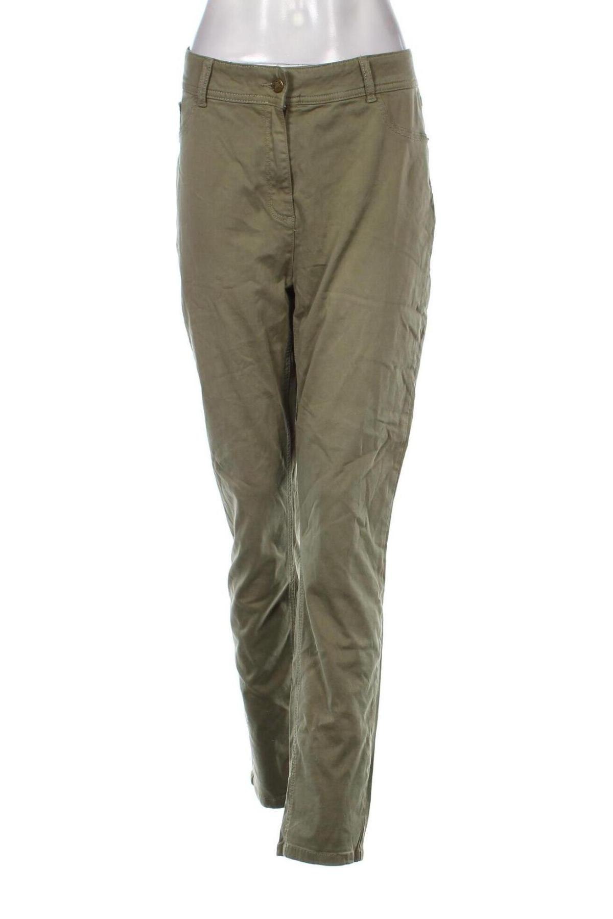 Dámské kalhoty  Denim&Co., Velikost XL, Barva Zelená, Cena  254,00 Kč