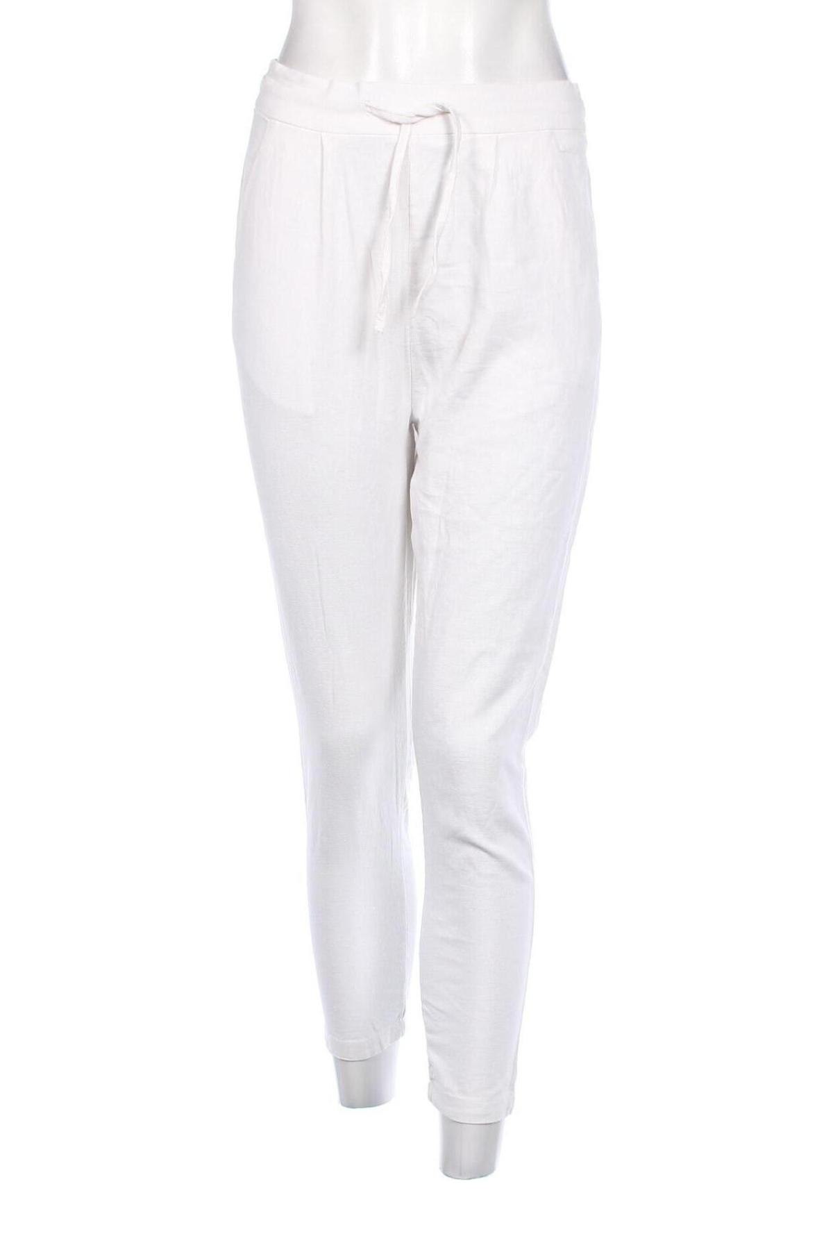 Дамски панталон Denim Project, Размер S, Цвят Бял, Цена 37,20 лв.